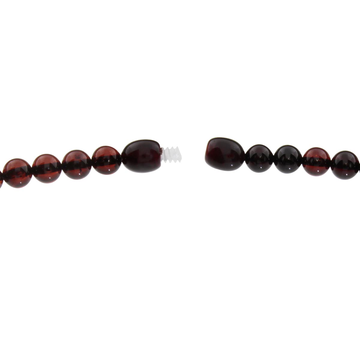 058-440015-06421 Bernsteinkette, Kugel 6 mm, -Länge wählbar-