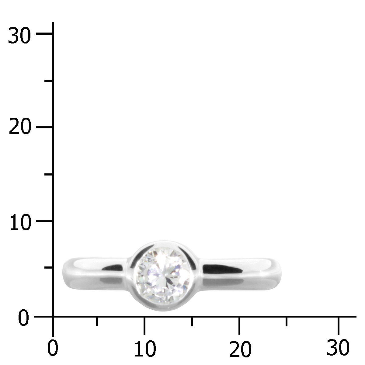 001-273184-A156k Ring Silber 925/000, Zirkonia -Größe wählbar-