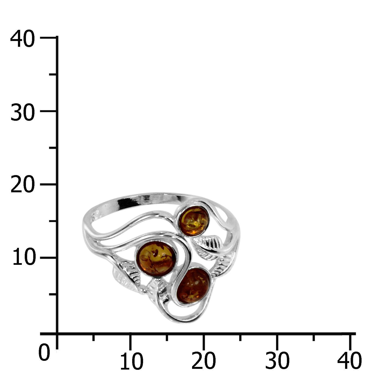 Ring Silber 925/000, Bernstein -Größe wählbar-       Ring Silber 925/000, Bernstein -Größe wählbar-