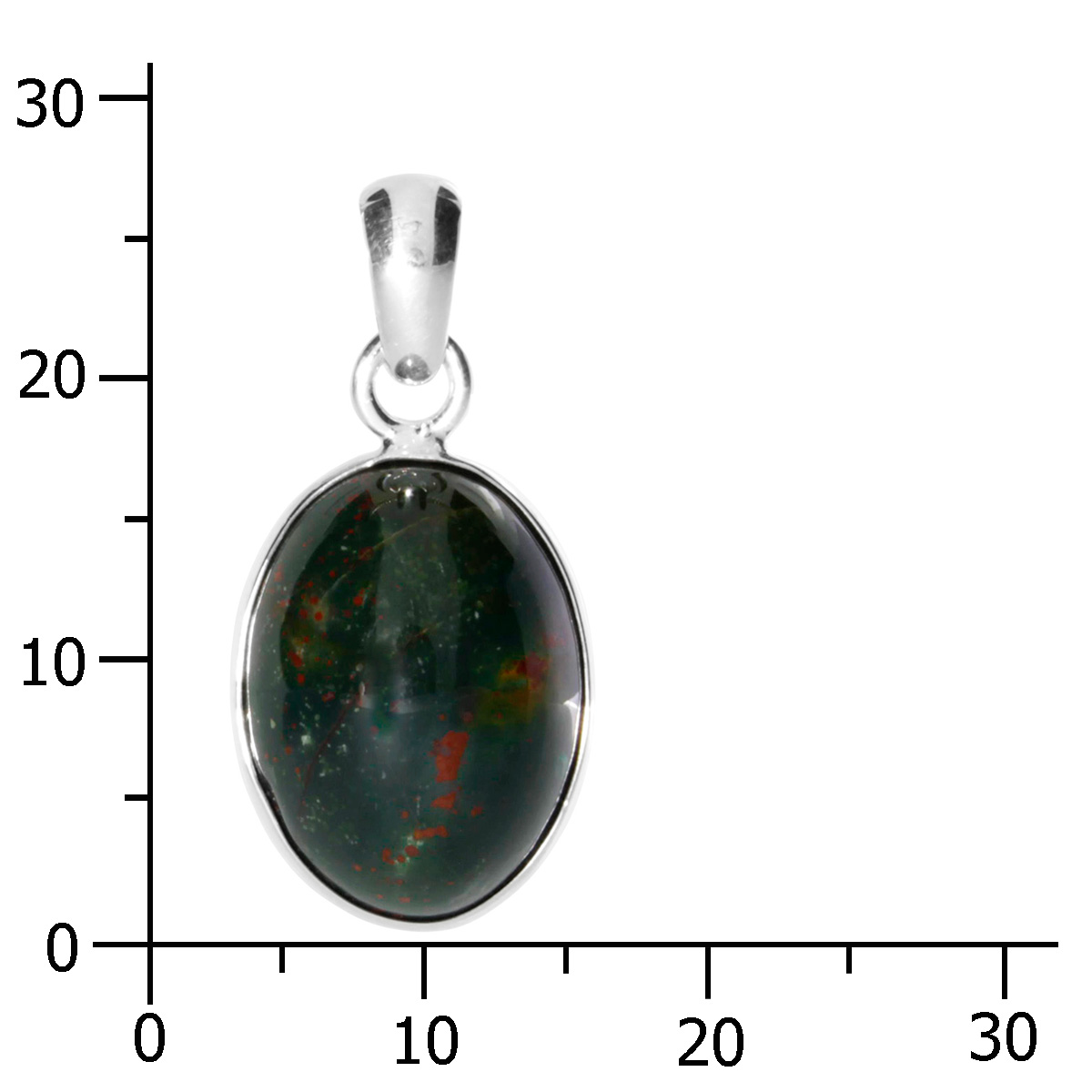 001-203647-0200k Anhänger Silber 925/000, Jaspis