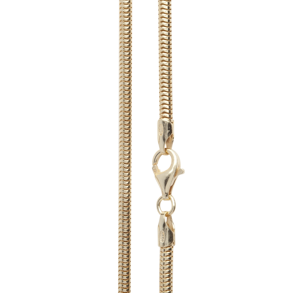 4250054293385 Kette Silber vergoldet, Schlange 3,0 mm - Länge wählbar -