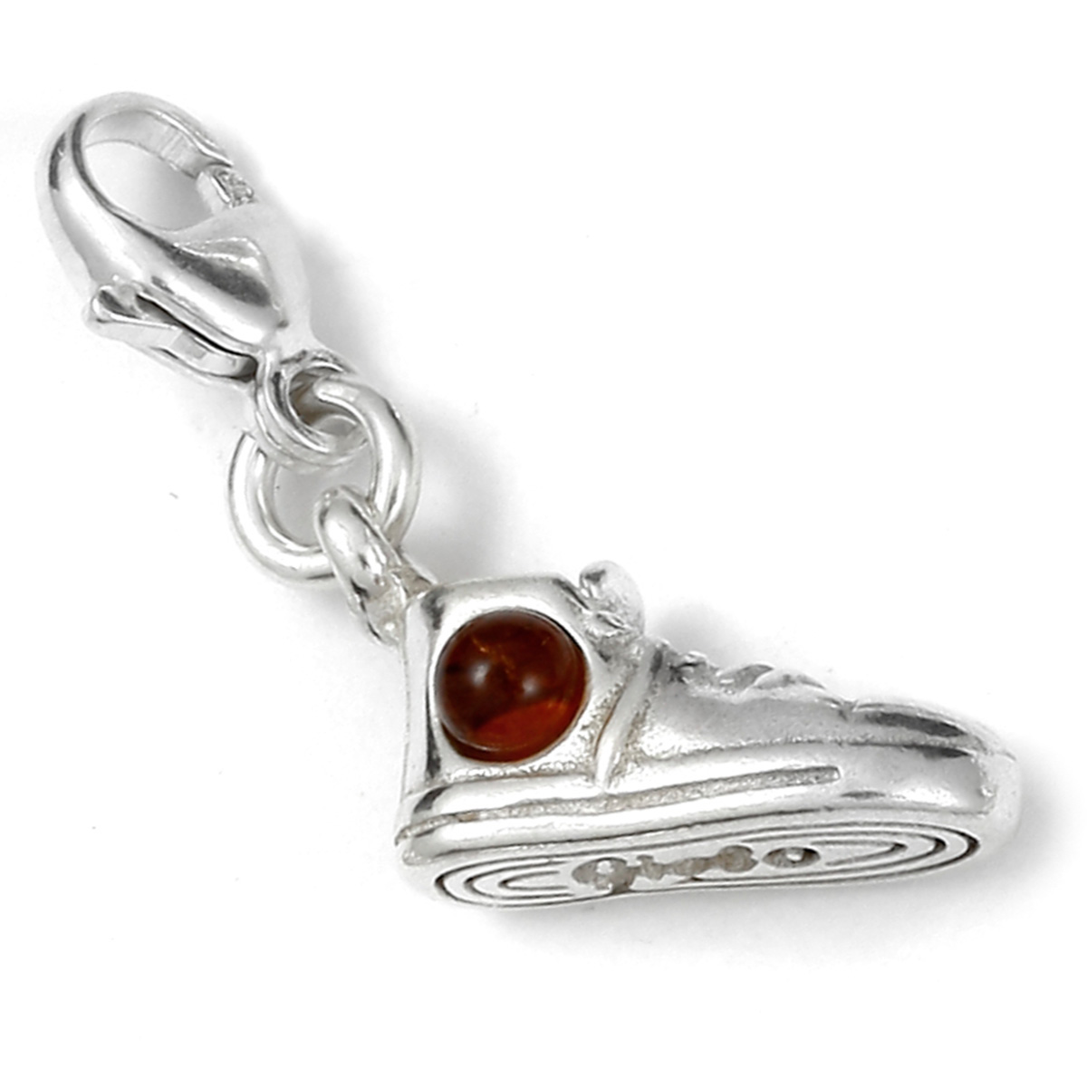 105-20CH18-0100 Charm Silber 925/000, Sportschuh, Bernstein