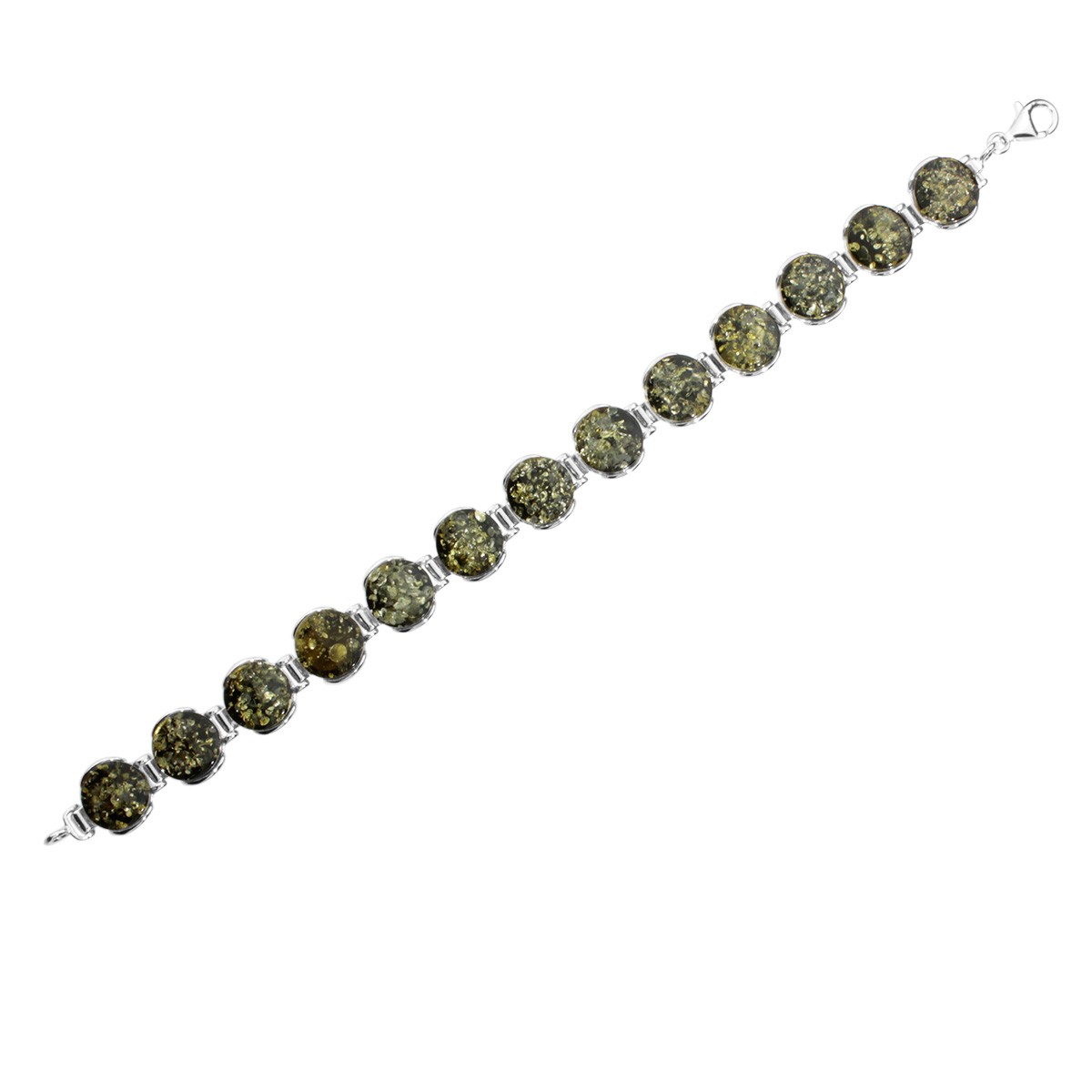089-210145-01001 Armband, Silber 925/000, Bernstein