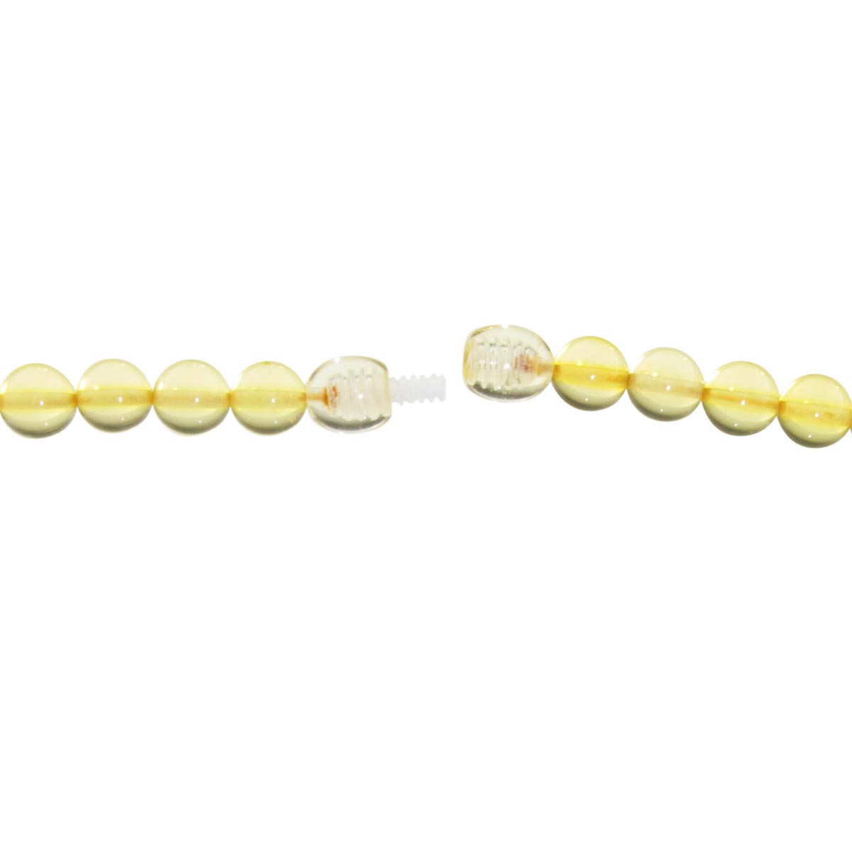 058-440016-08451 Bernsteinkette, Kugel 8 mm, -Länge wählbar-