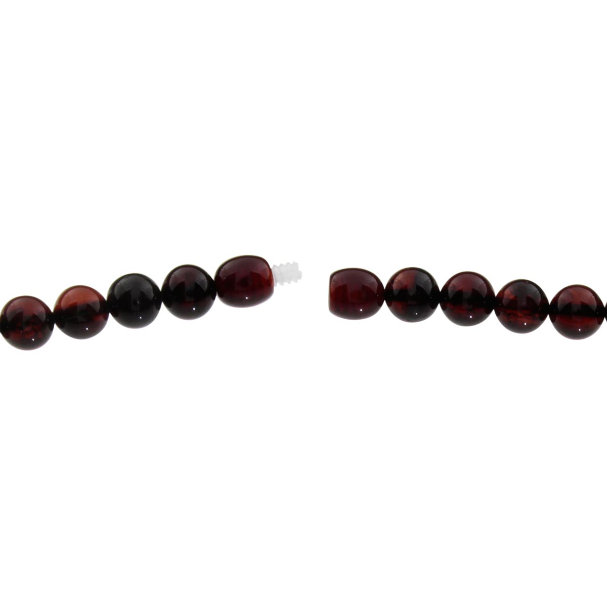 058-440015-08451 Bernsteinkette, Kugel 8 mm, -Länge wählbar-