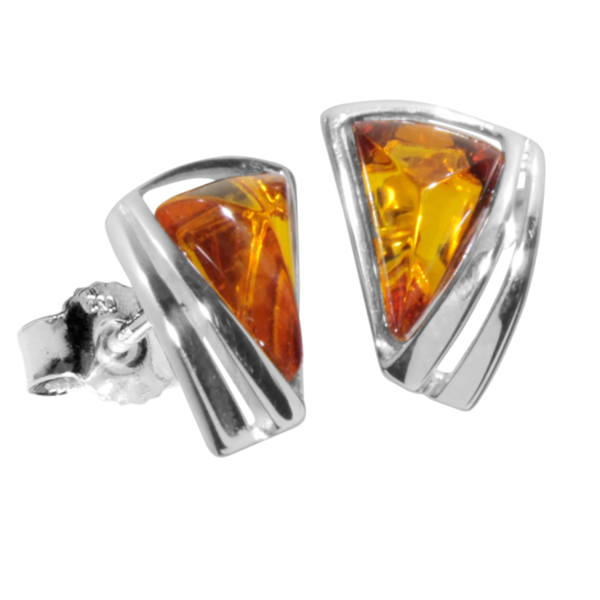 Set Silber 925/000, Bernstein