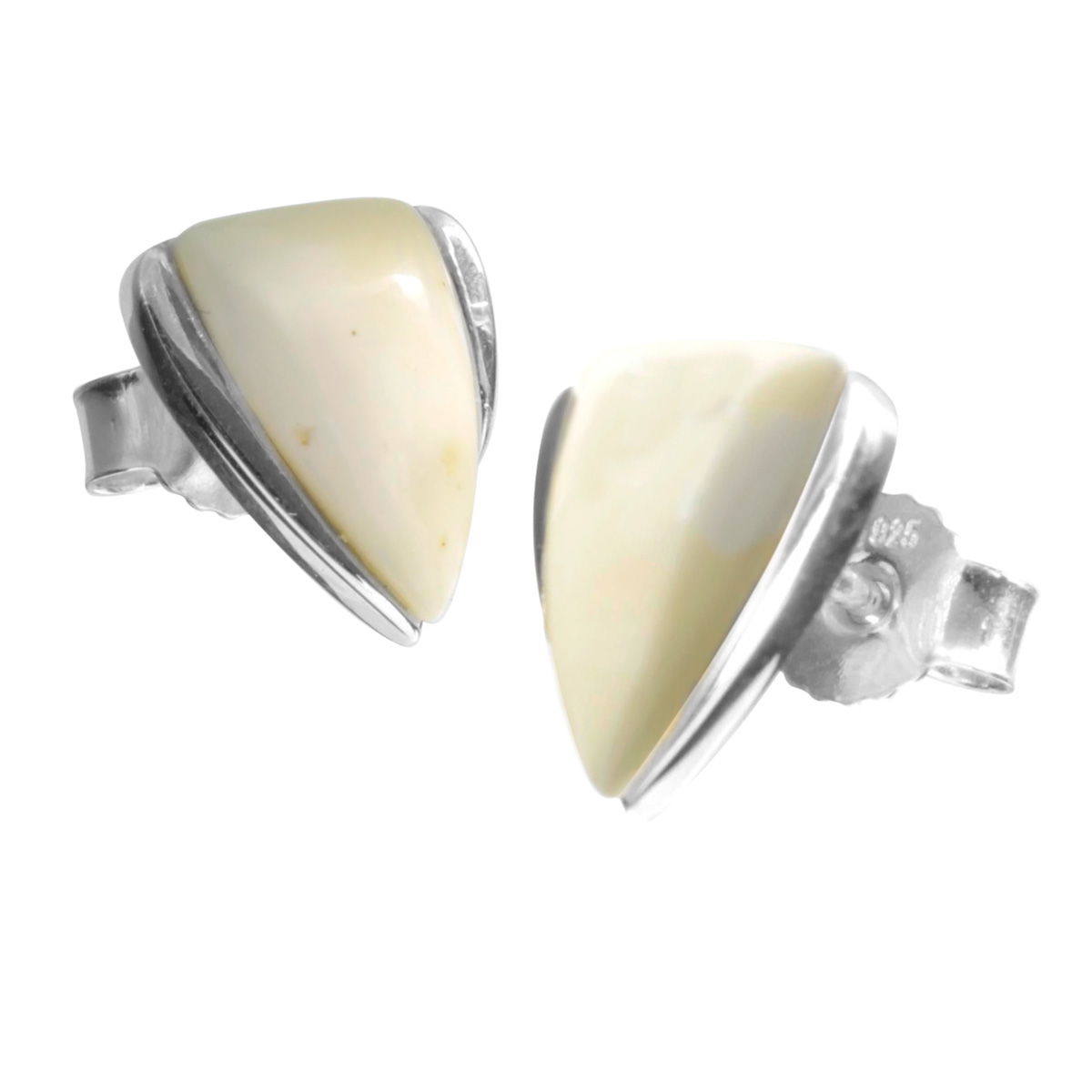 550947016 Ohrstecker Silber 925/000, Bernstein-Sonderstein