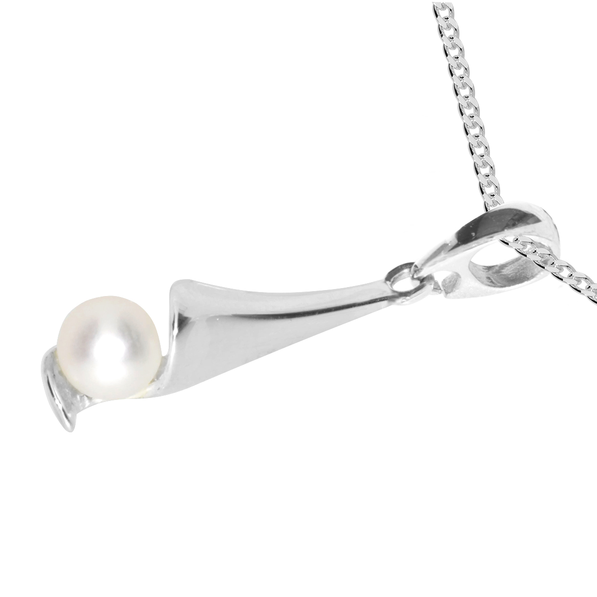001-201380-A3451574ff242de517 Kette mit Anhänger Silber 925/000, 45 cm, Zuchtperle