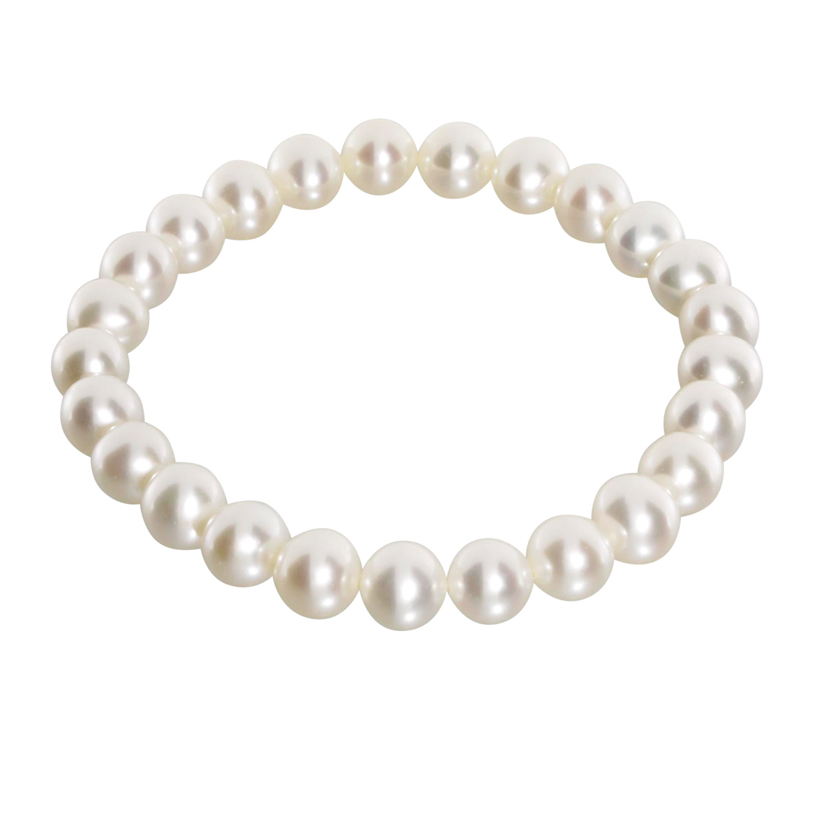 106-98K700-0190 Zuchtperlenarmband, 7 - 8 mm, 19 cm