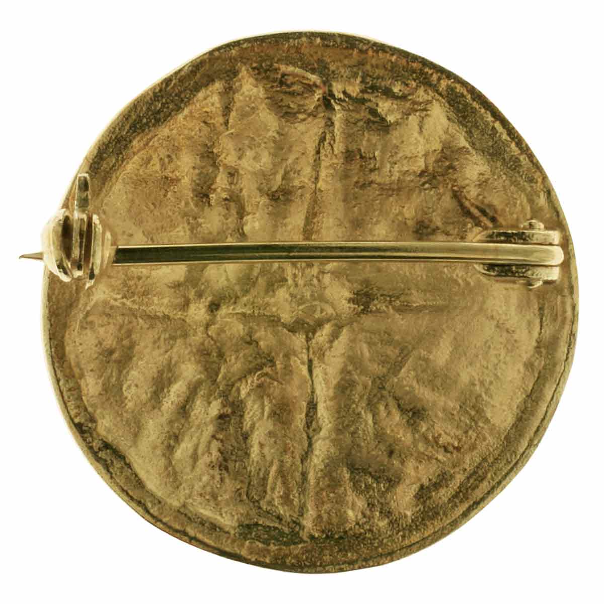 4250054221951-PT01 Brosche Hiddensee, Silber vergoldet