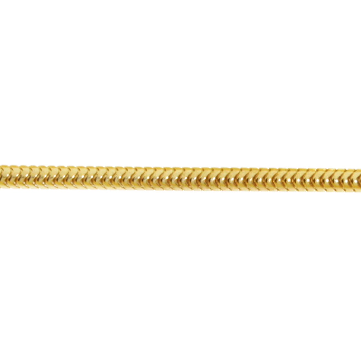 002-29ES20-04211 Kette Silber vergoldet, Schlange 2,0 mm - Länge wählbar -