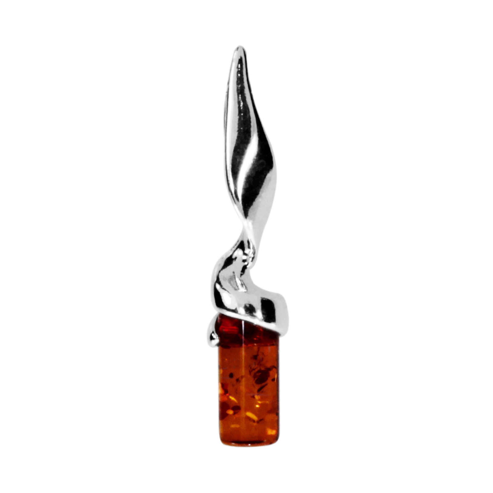 Anhänger Silber 925/000,  Bernstein  