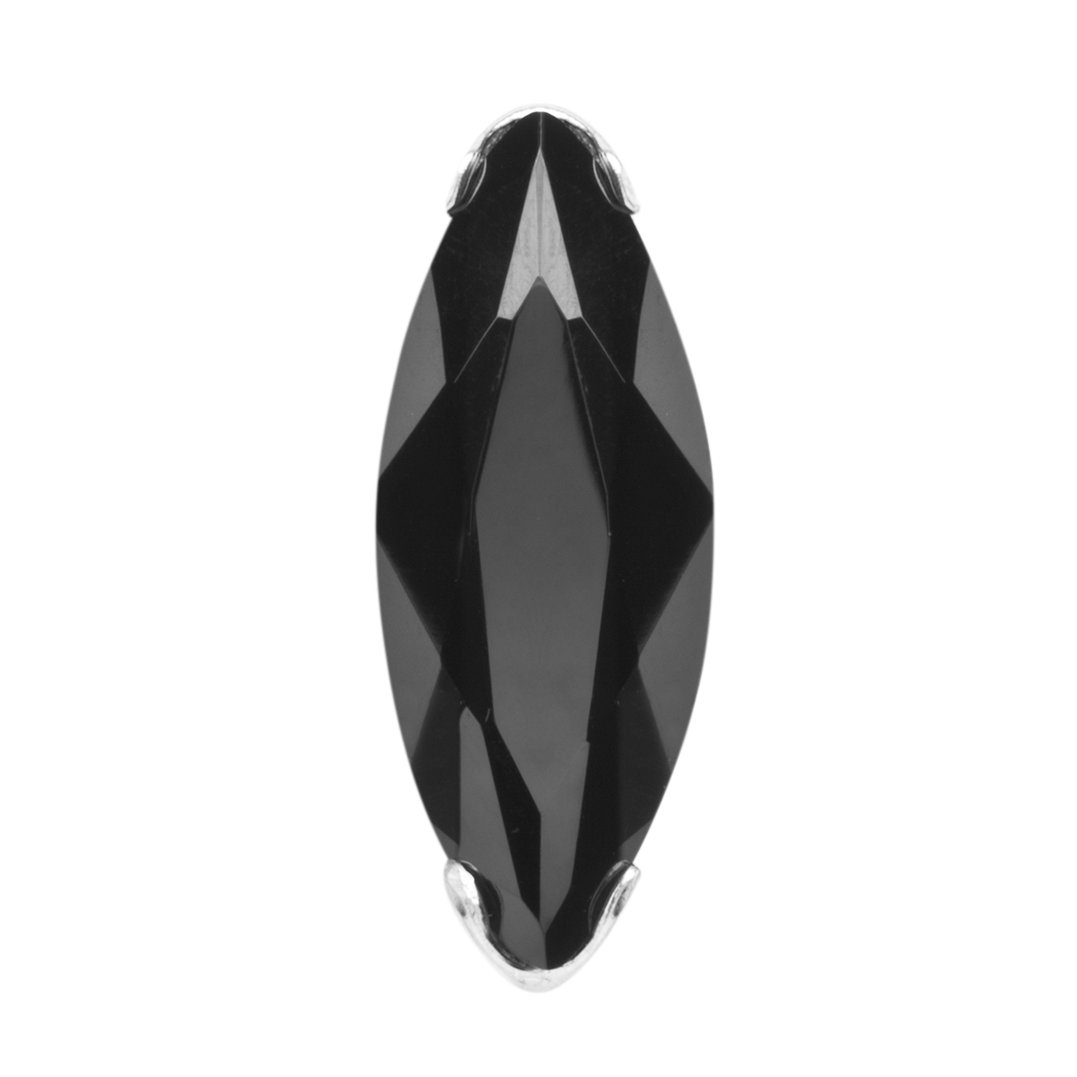 Anhänger Silber 925/000, Zirkonia, schwarz