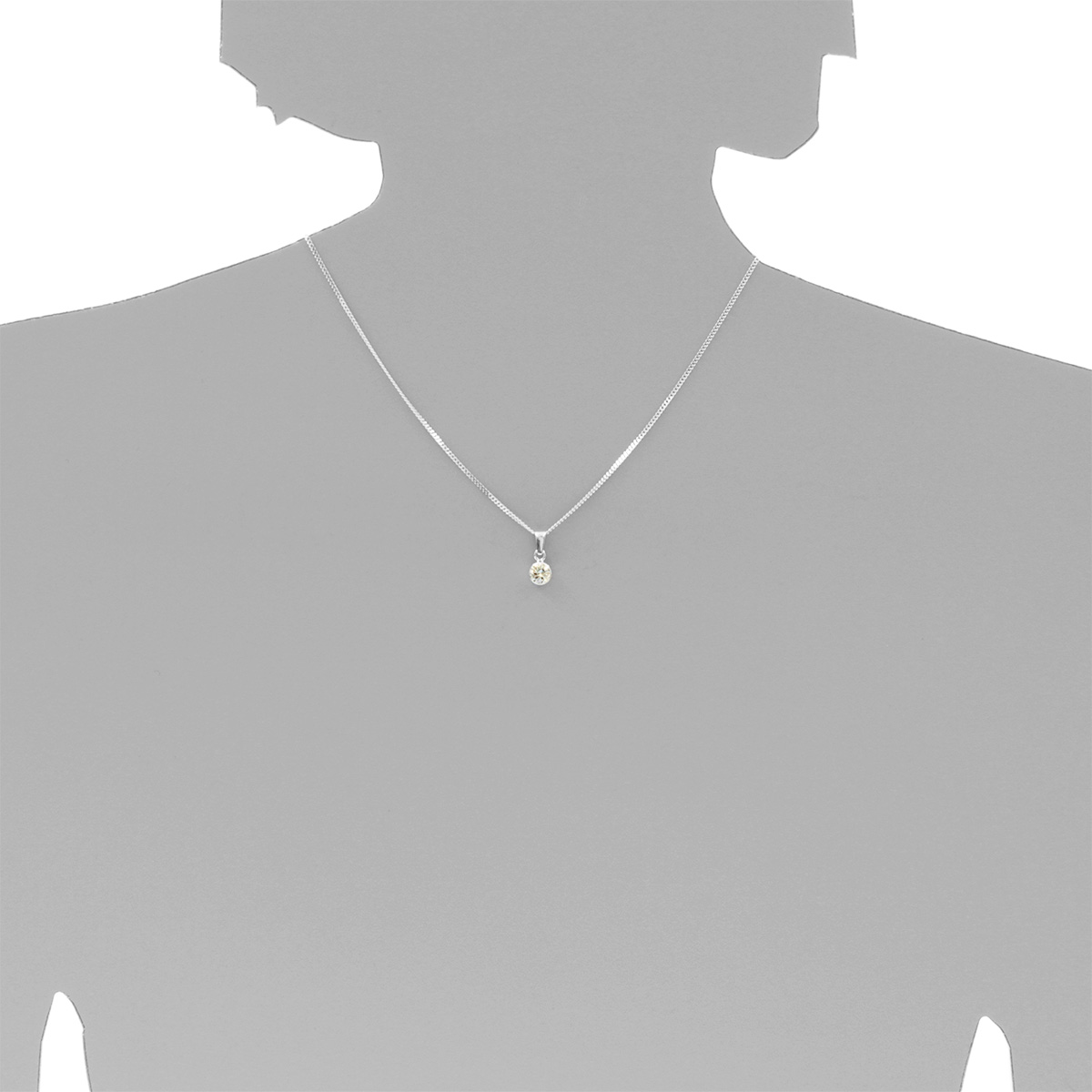 Anhänger Silber 925/000, Zirkonia