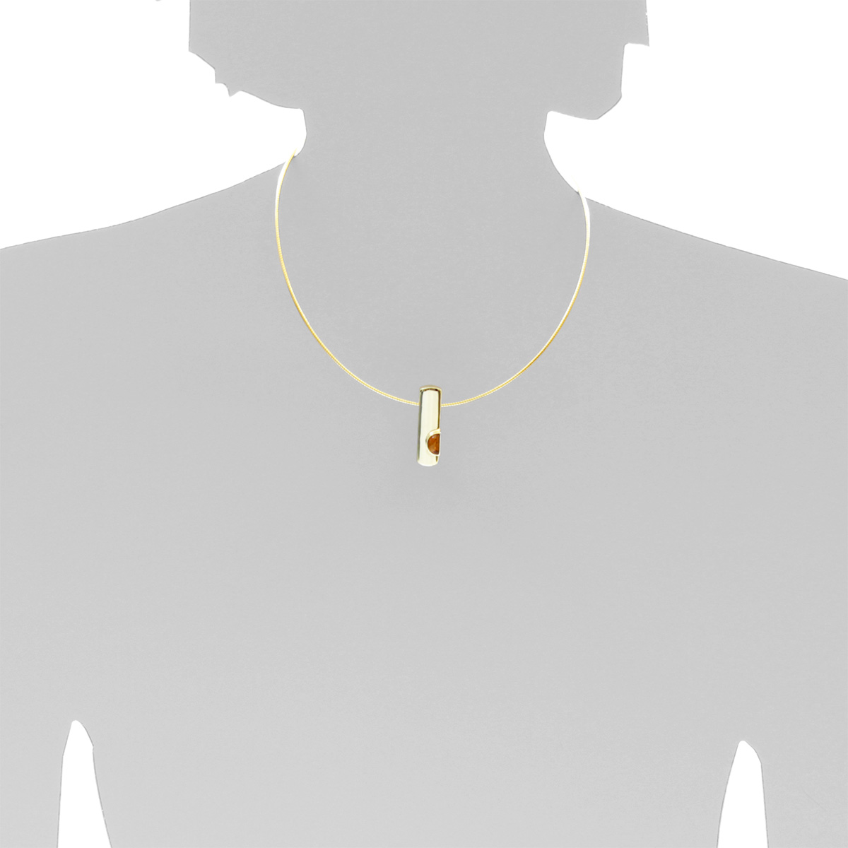 001-103380-0001s Anhänger-Gleiter Gold 333/000, Bernstein