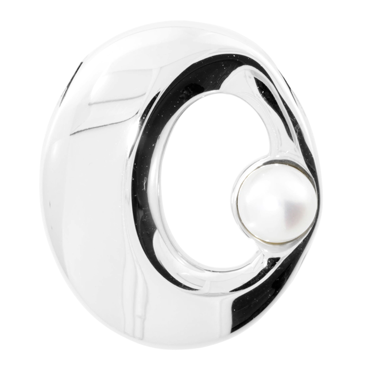 001-203126-0001 Anhänger-Gleiter Silber 925/000, Zuchtperle