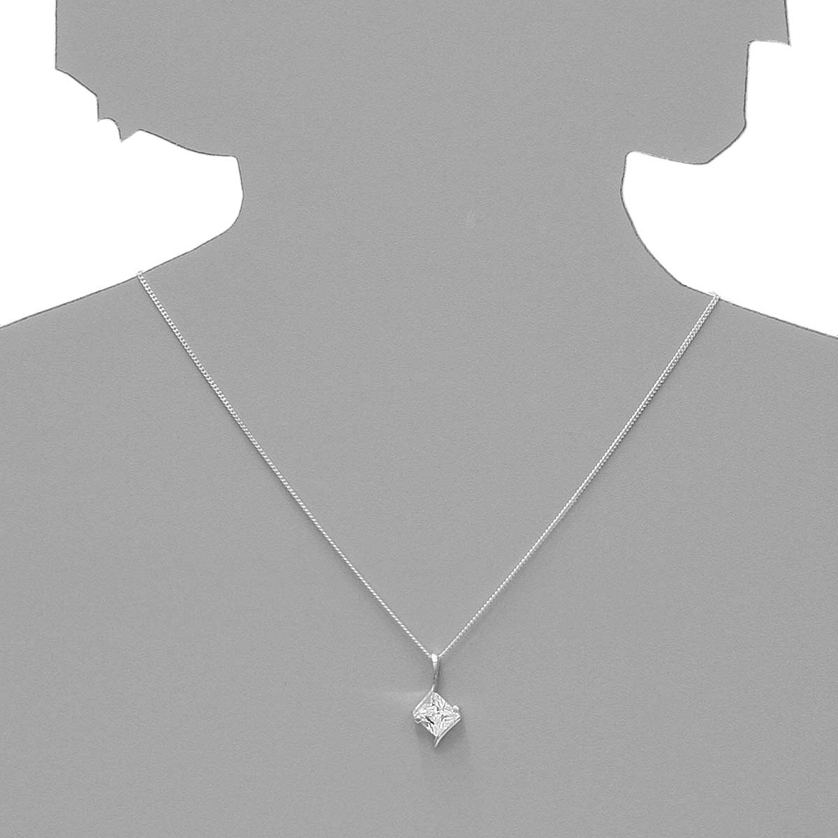 043-201652-0100s Anhänger Silber 925/000, Zirkonia, weiß