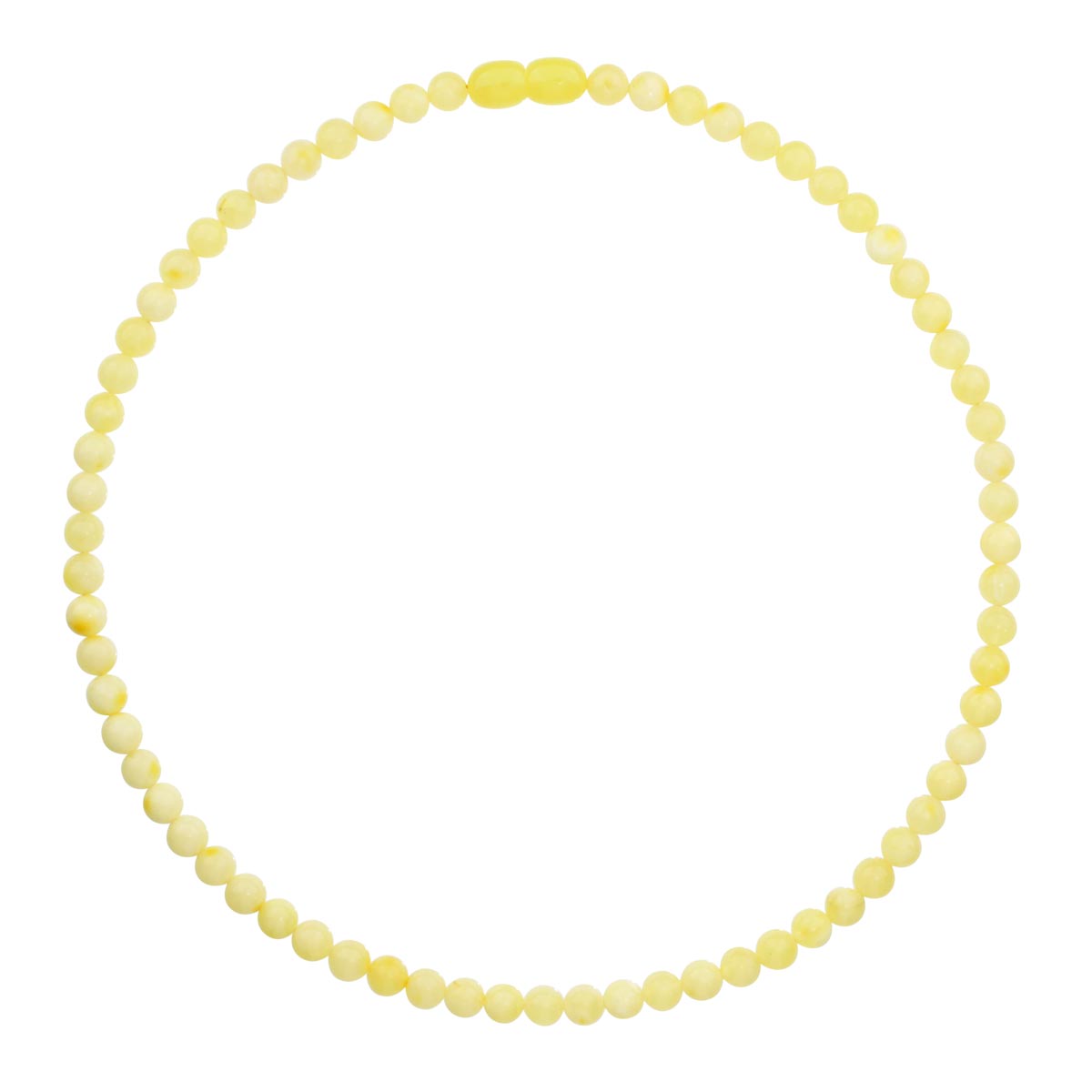 058-440012-0642 Bernsteinkette, Kugel 6 mm, -Länge wählbar-