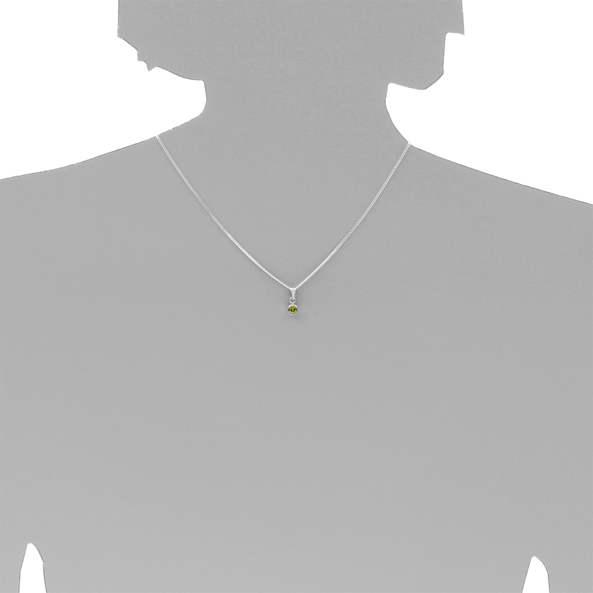 001-203644-0200s Anhänger Silber 925/000, Zirkonia limette