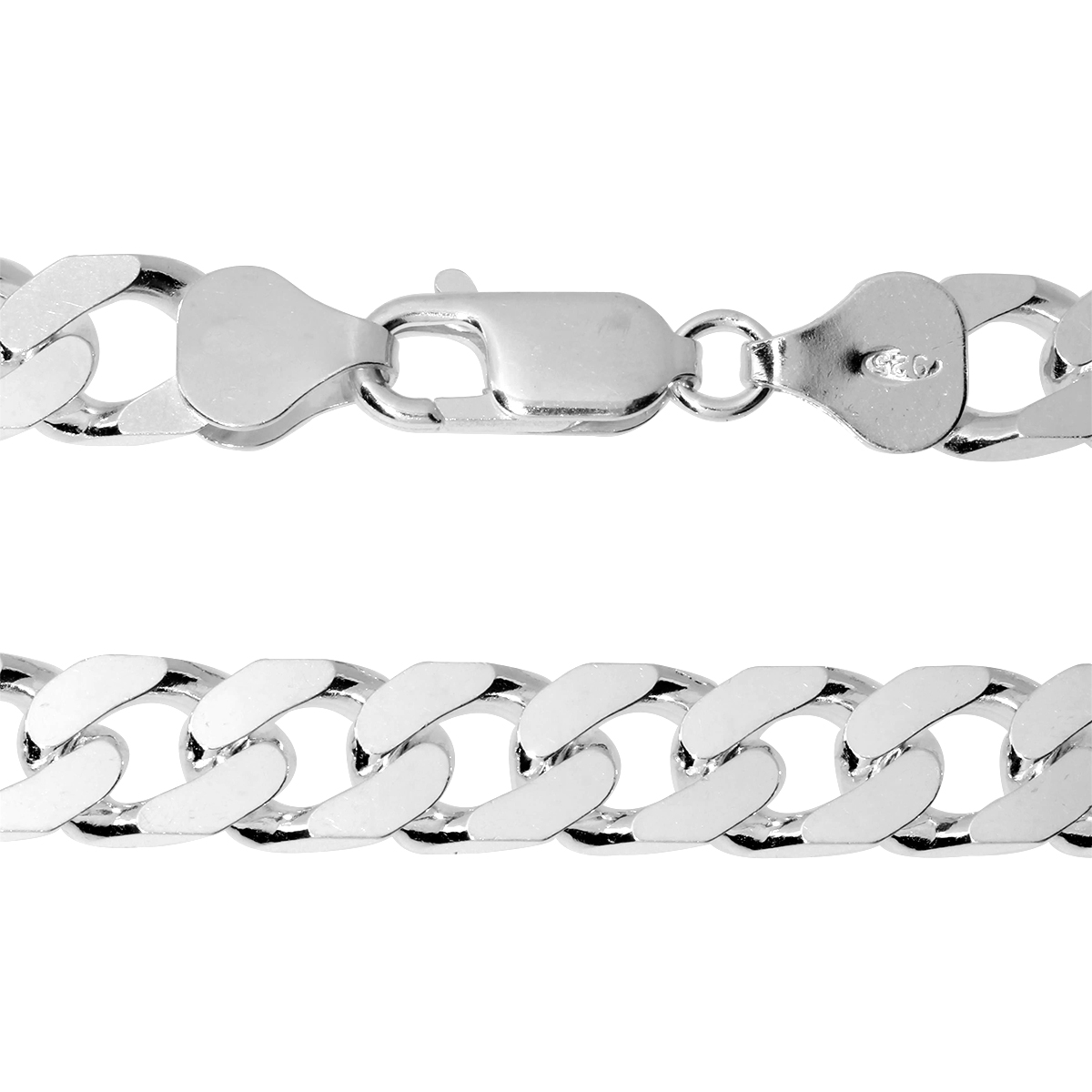 4250054227144 Armband Silber 925/000, Panzer 7,0 mm breit -Länge wählbar-