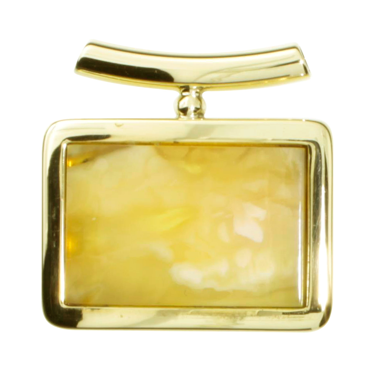 550947005 Anhänger Gold 333/000, Bernstein-Unikatstein