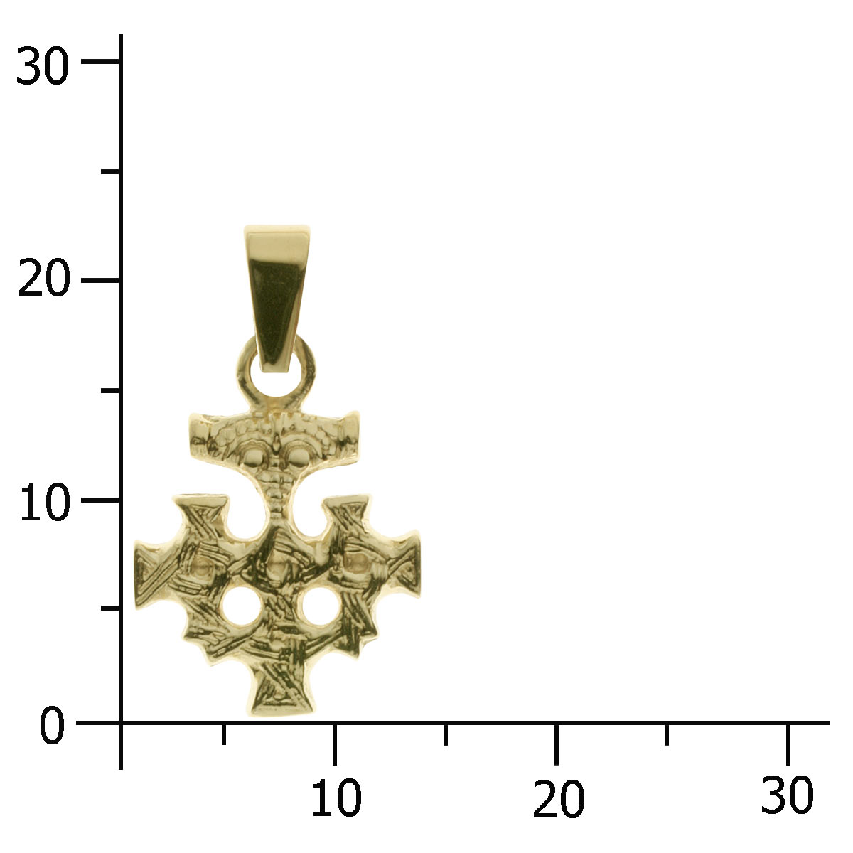 4250054223085-PT04 Anhänger Hiddensee, Gold 333/000
