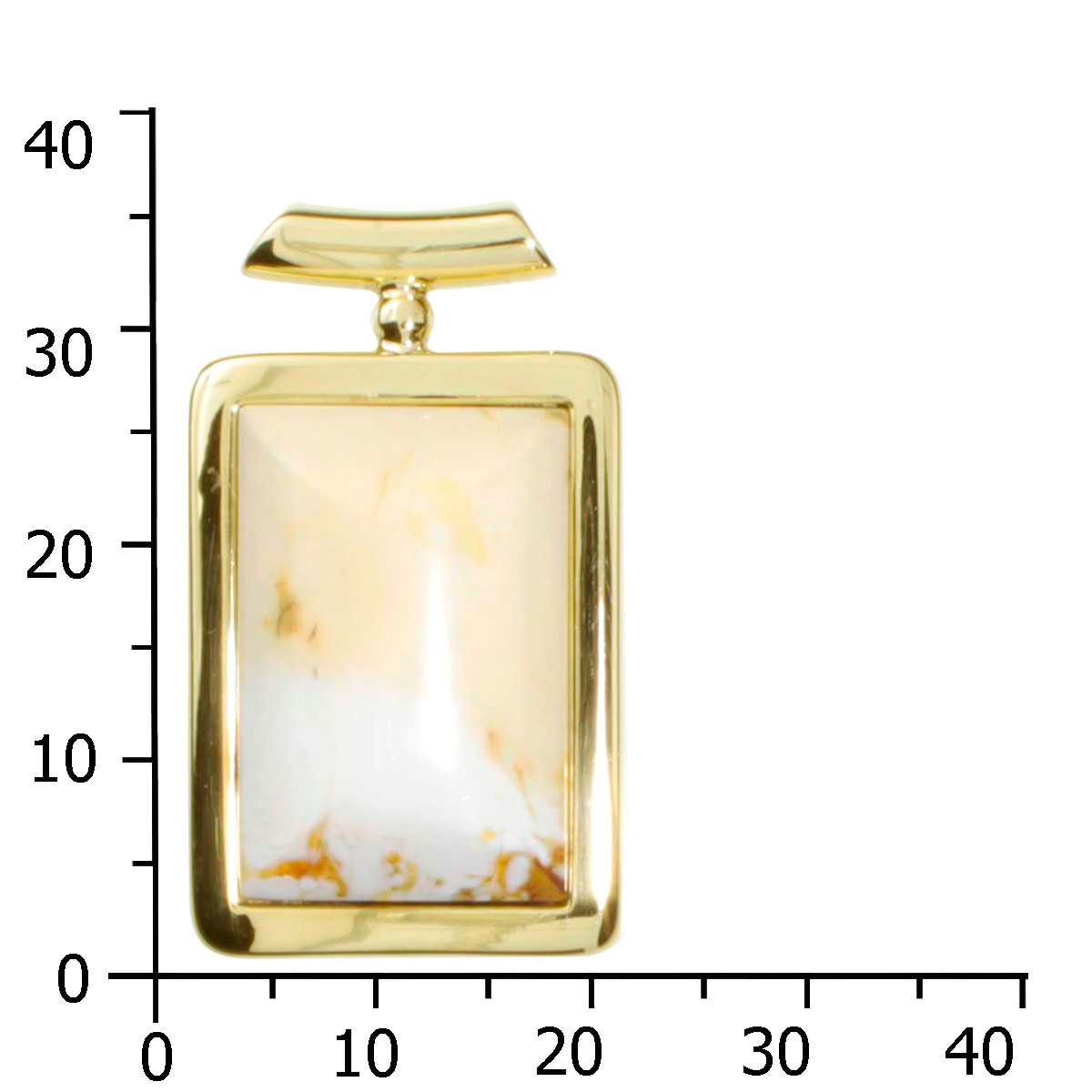 550947007k5717547191c5f Anhänger Gold 333/000, Bernstein-Unikatstein