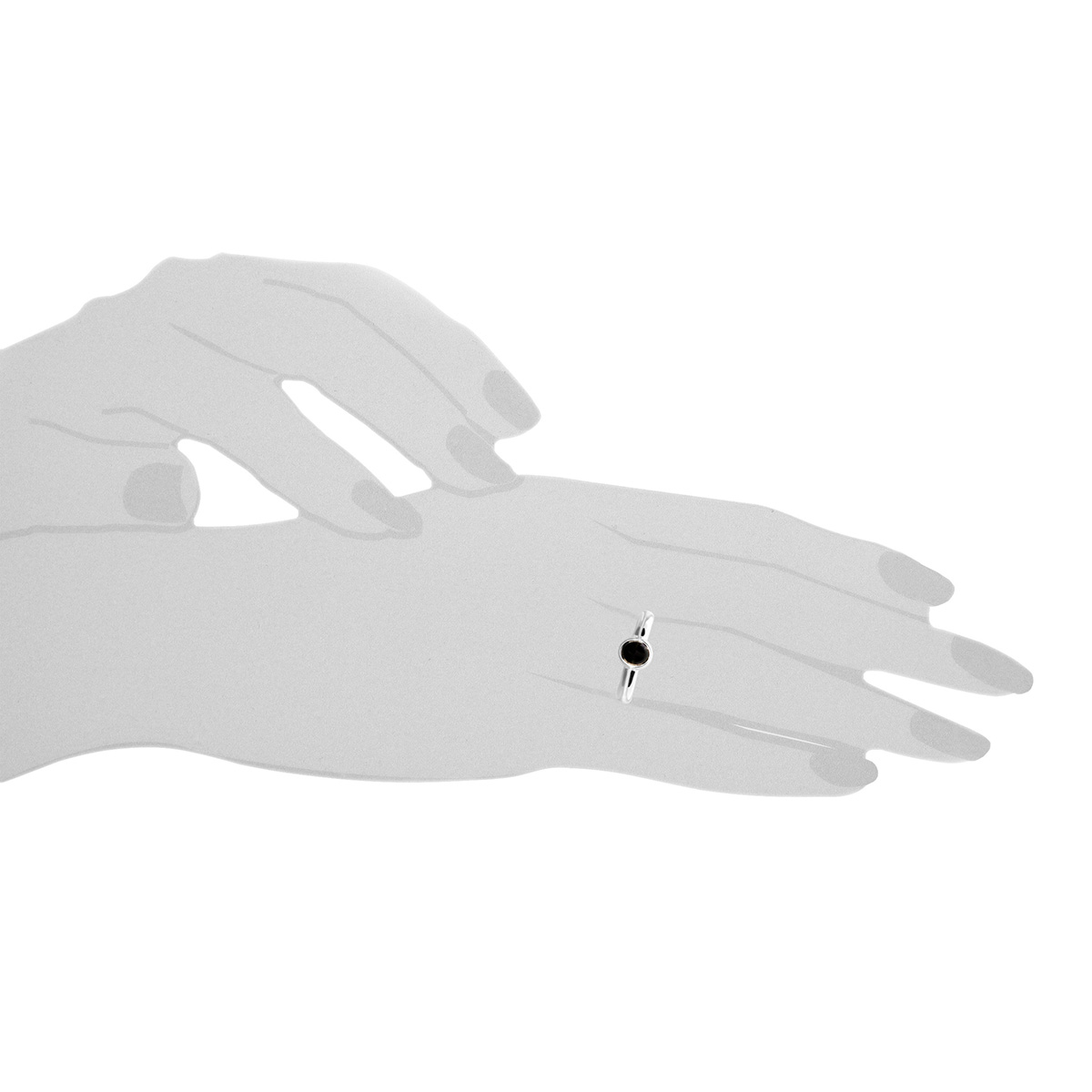 001-273184-A356s57333a14b08d5 Ring Silber 925/000, Onyx -Größe wählbar-