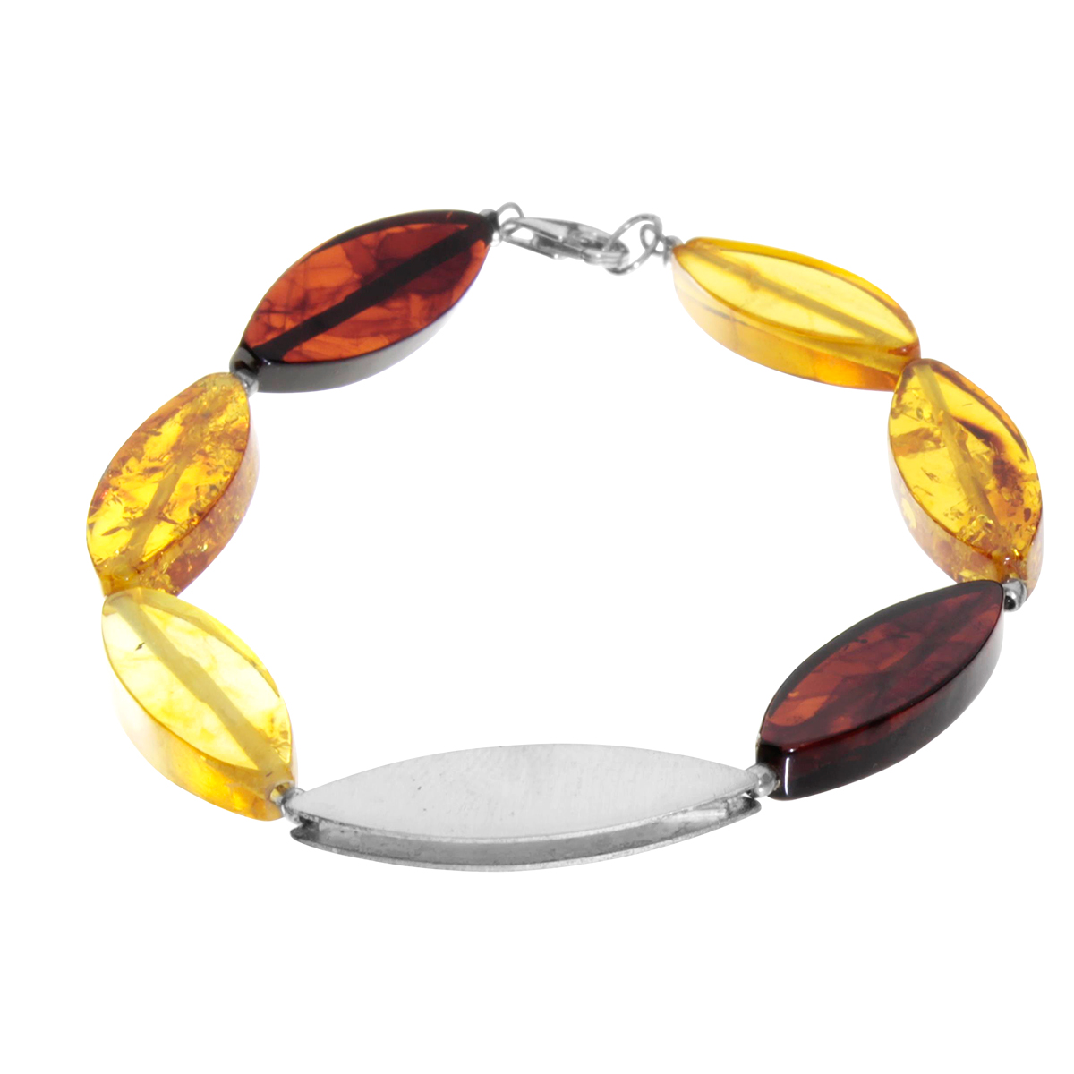 099-410233-0070596dd9b26b8fa Bernsteinarmband, Verschluß Silber 925/000