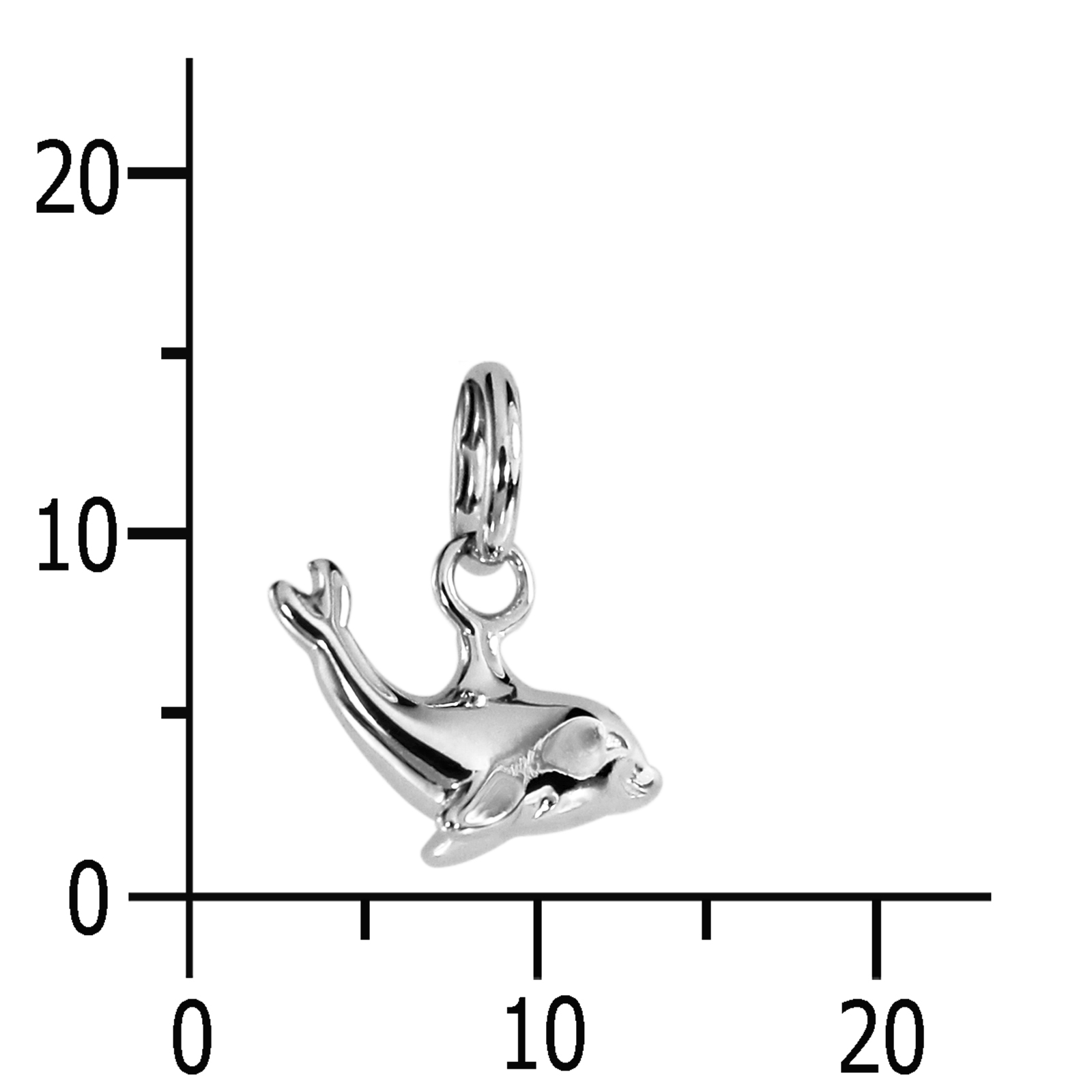 Anhänger "Delfin", Silber 925/000 Anhänger "Delfin", Silber 925/000