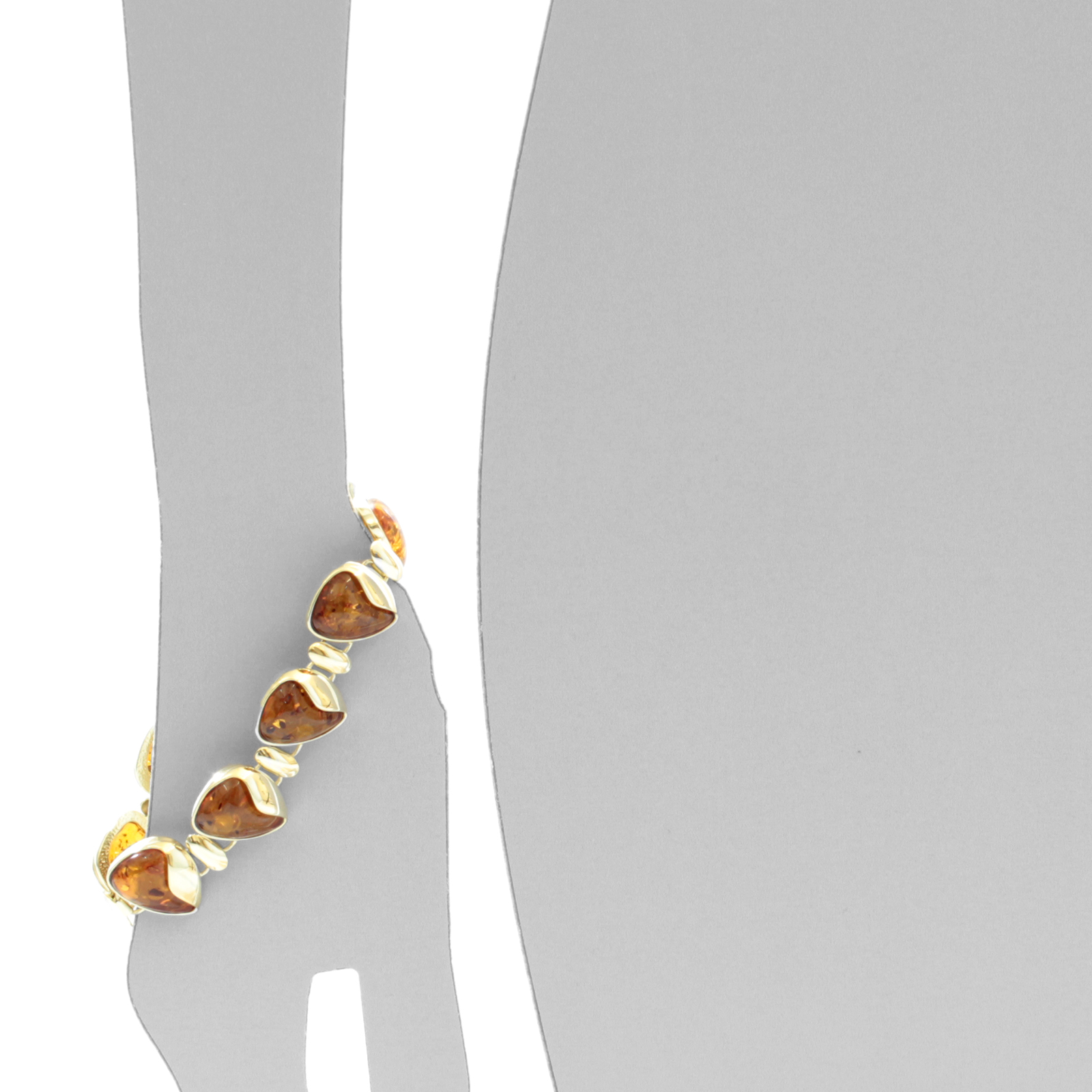 001-110166-0001s Armband Gold 333/000 Bernstein