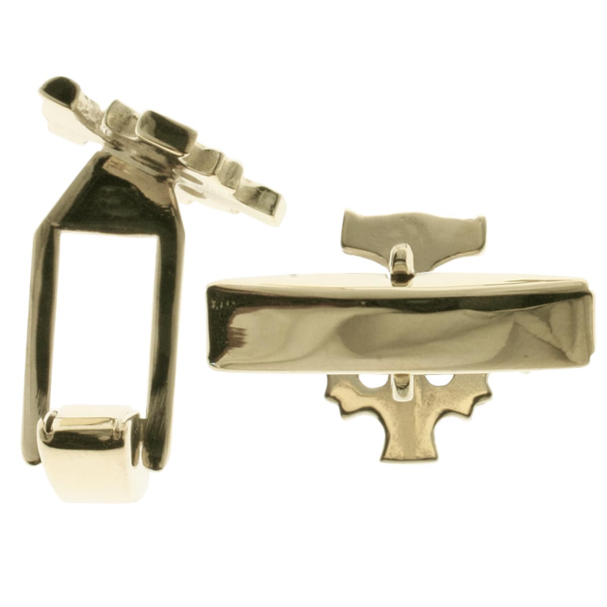 4250054222286-PT01 Manschettenknöpfe Hiddensee, Gold 333/000