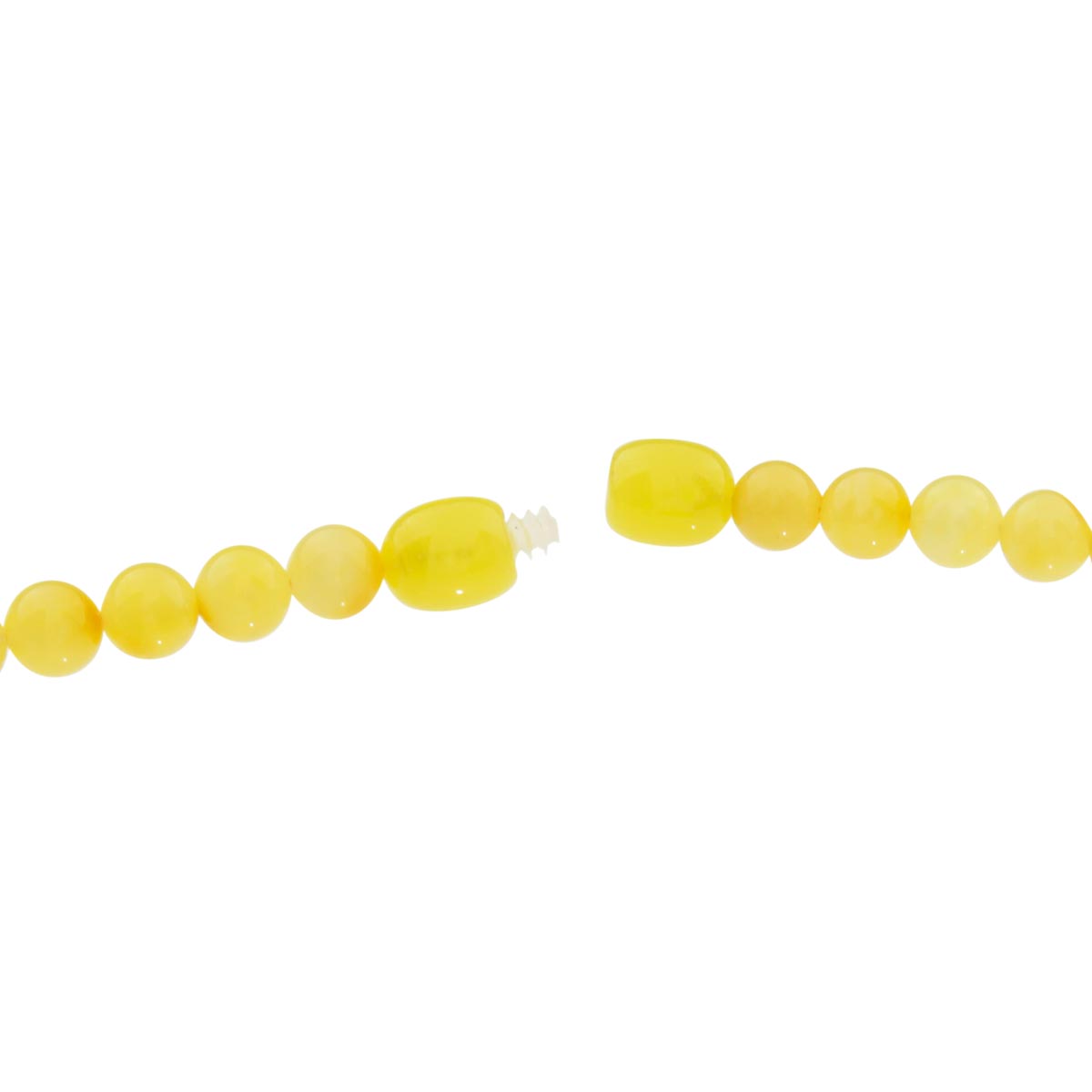 058-440012-06451 Bernsteinkette, Kugel 6 mm, -Länge wählbar-
