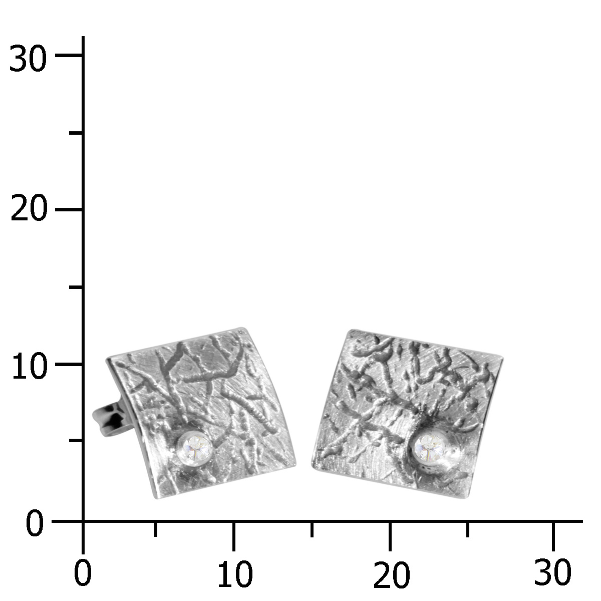 001-263413-0200k Ohrstecker Silber 925/000, Zirkonia, Sarah Vicenza