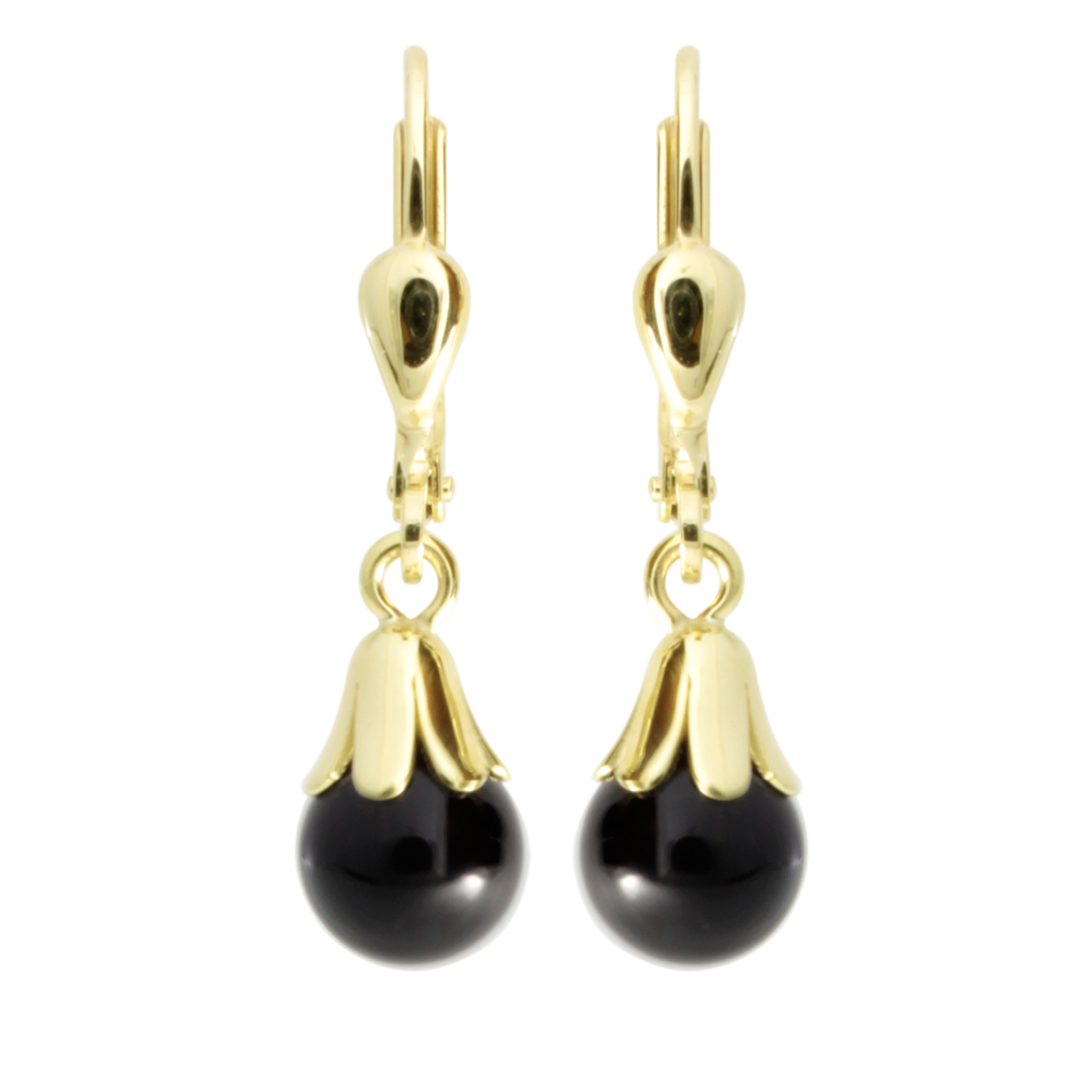Ohrhänger Gold 333/000, Onyx Ohrhänger Gold 333/000, Onyx
