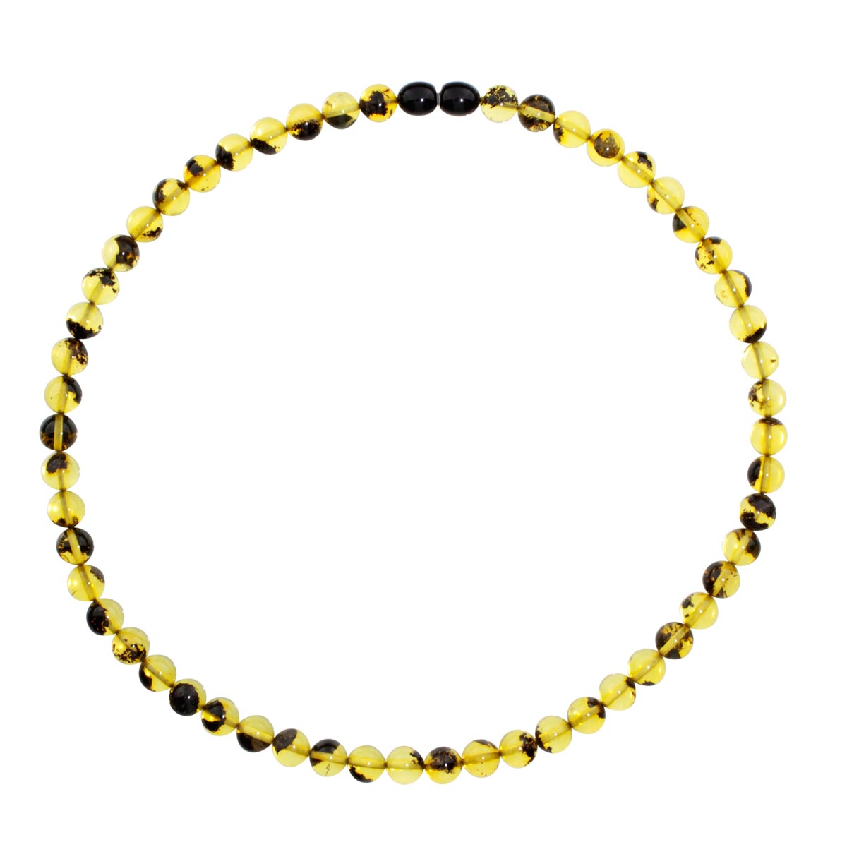 058-440010-0845 Bernsteinkette, Kugel 8 mm, -Länge wählbar-