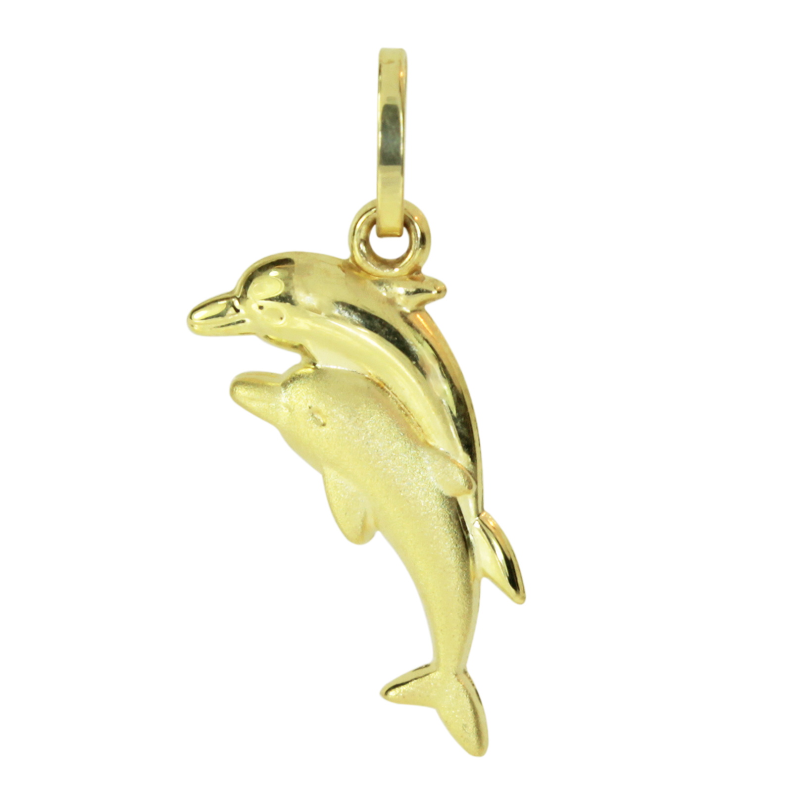 Anhänger Gold 333/000, Delphinpaar
