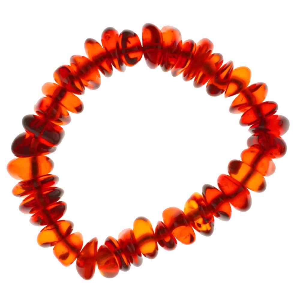 001-410149-0015 Bernsteinarmband, ca. 19 cm, Gummizug