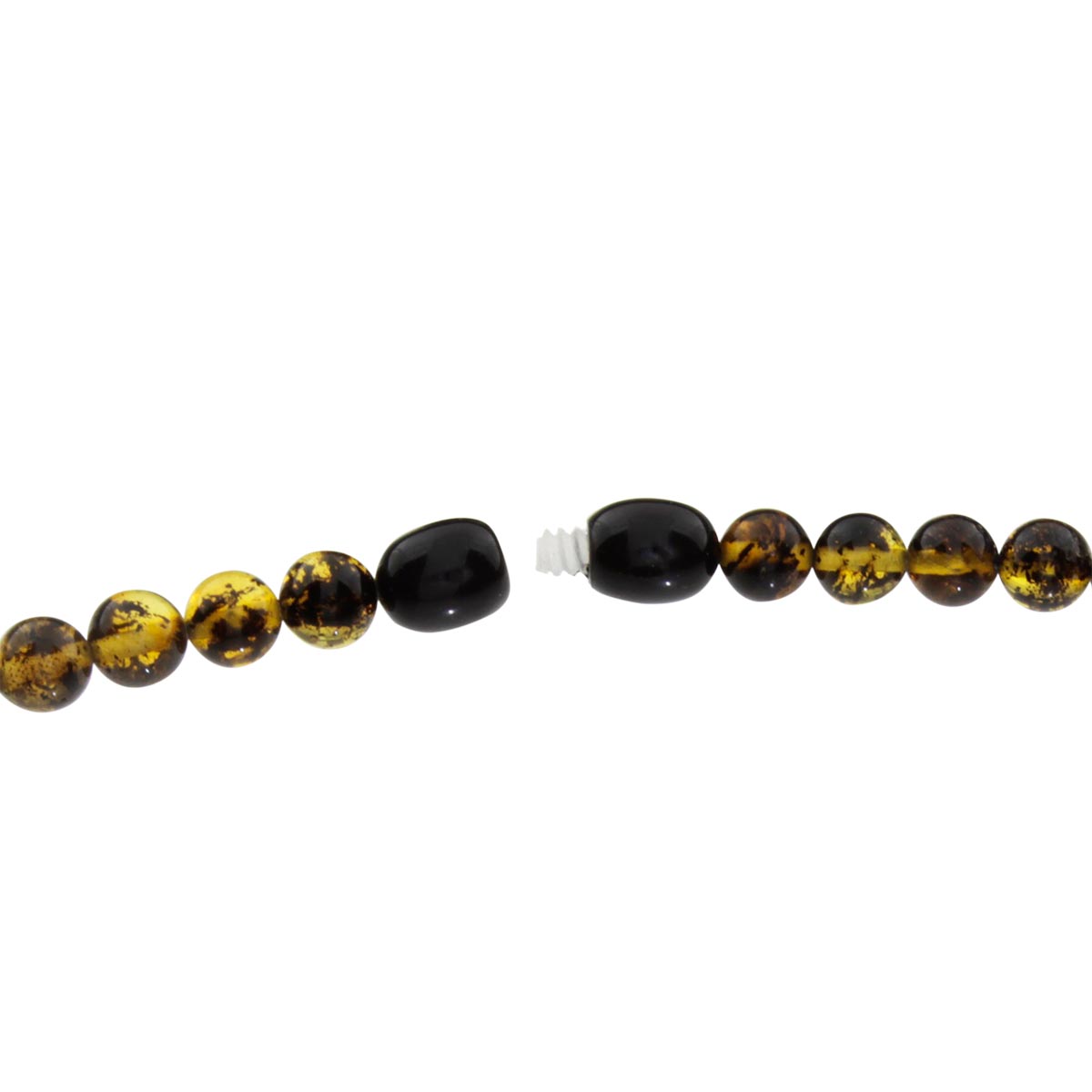 058-440010-06451 Bernsteinkette, Kugel 6 mm, -Länge wählbar-