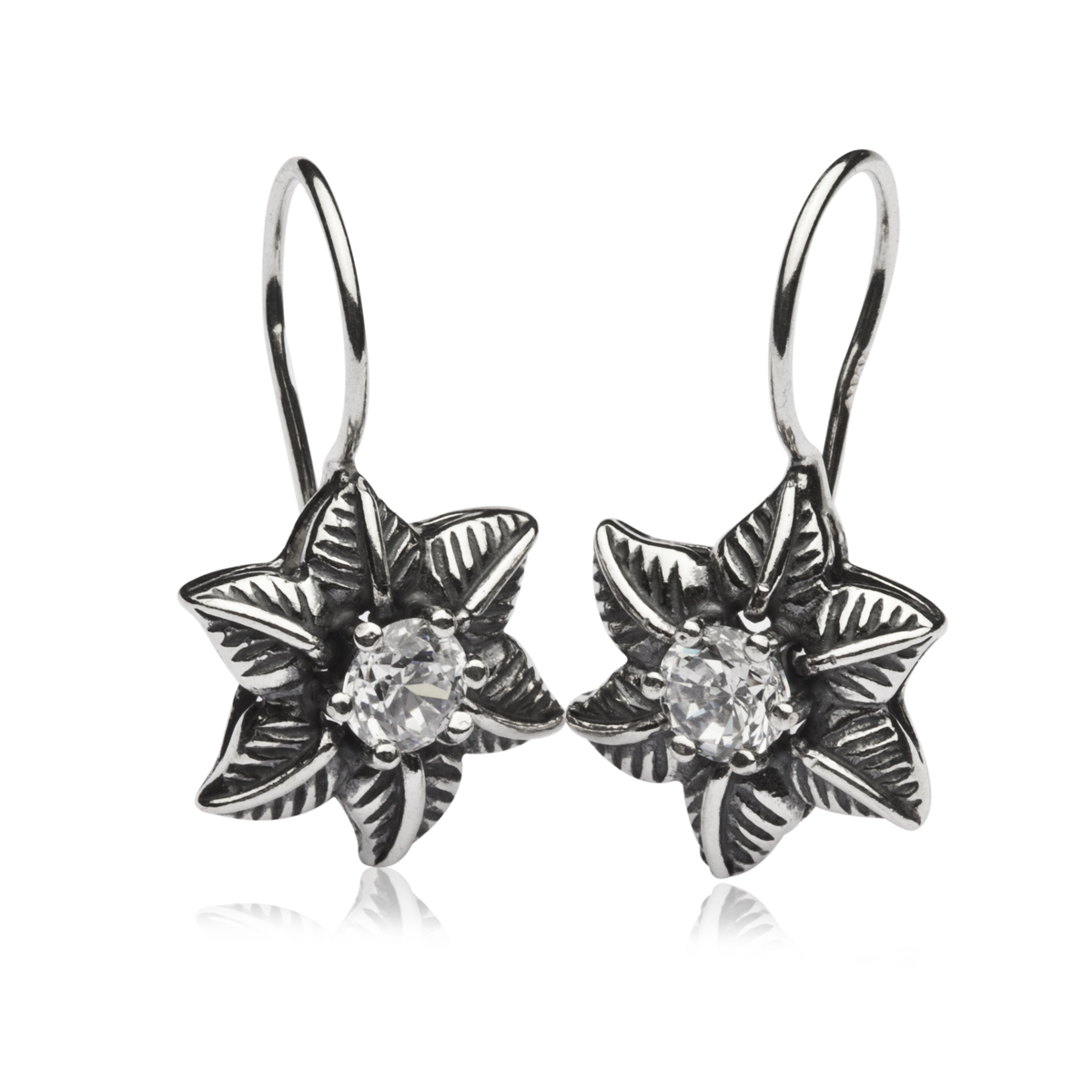 043-261714-0100 Ohrhänger Silber 925/000, Zirkonia, weiß
