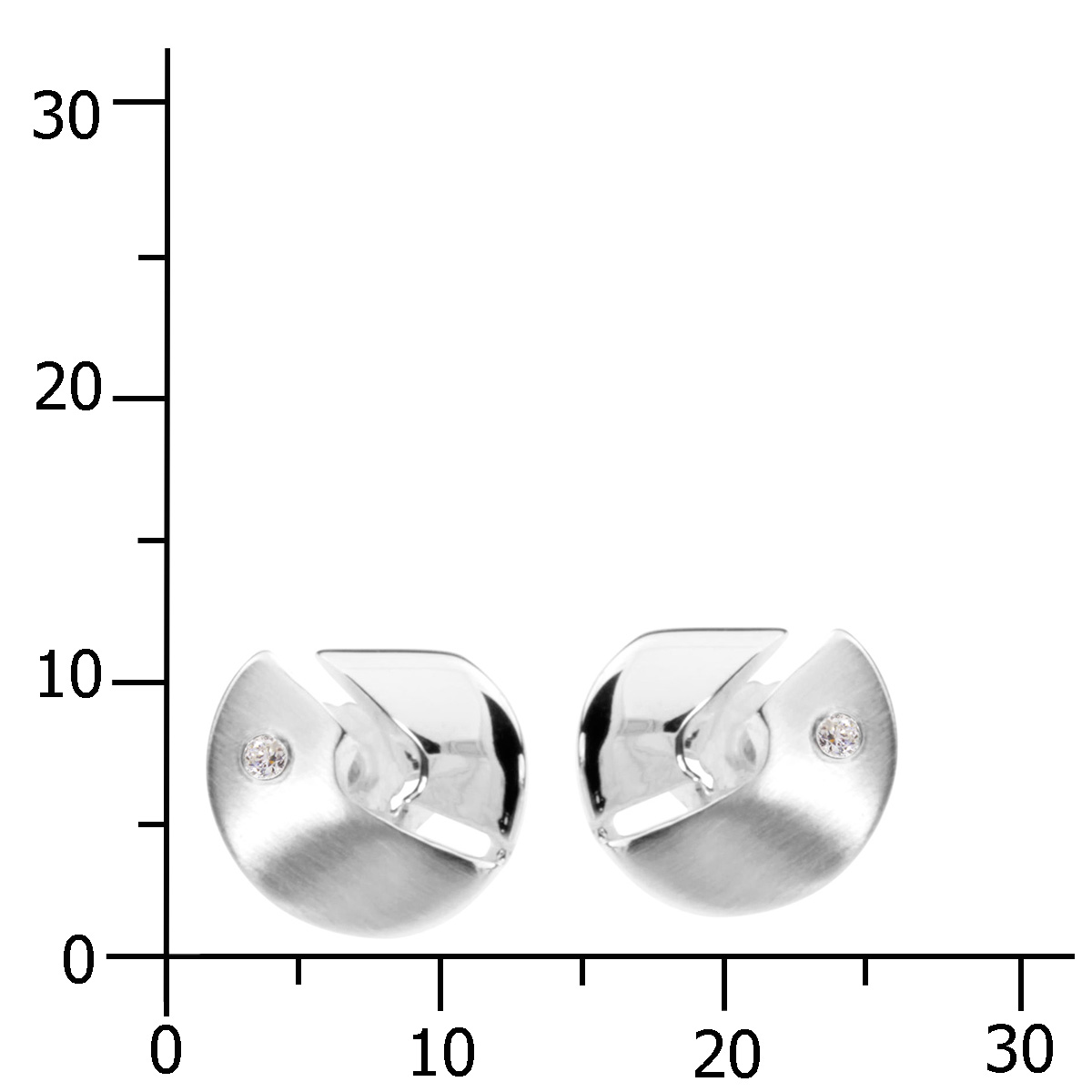 001-263170-0001k5852b8fbb7713 Set Silber 925/000, Brillant 0,015 ct