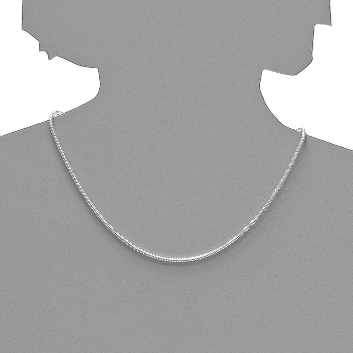 Kette Silber 925/000, Schlange 2,4 mm - Länge wählbar -