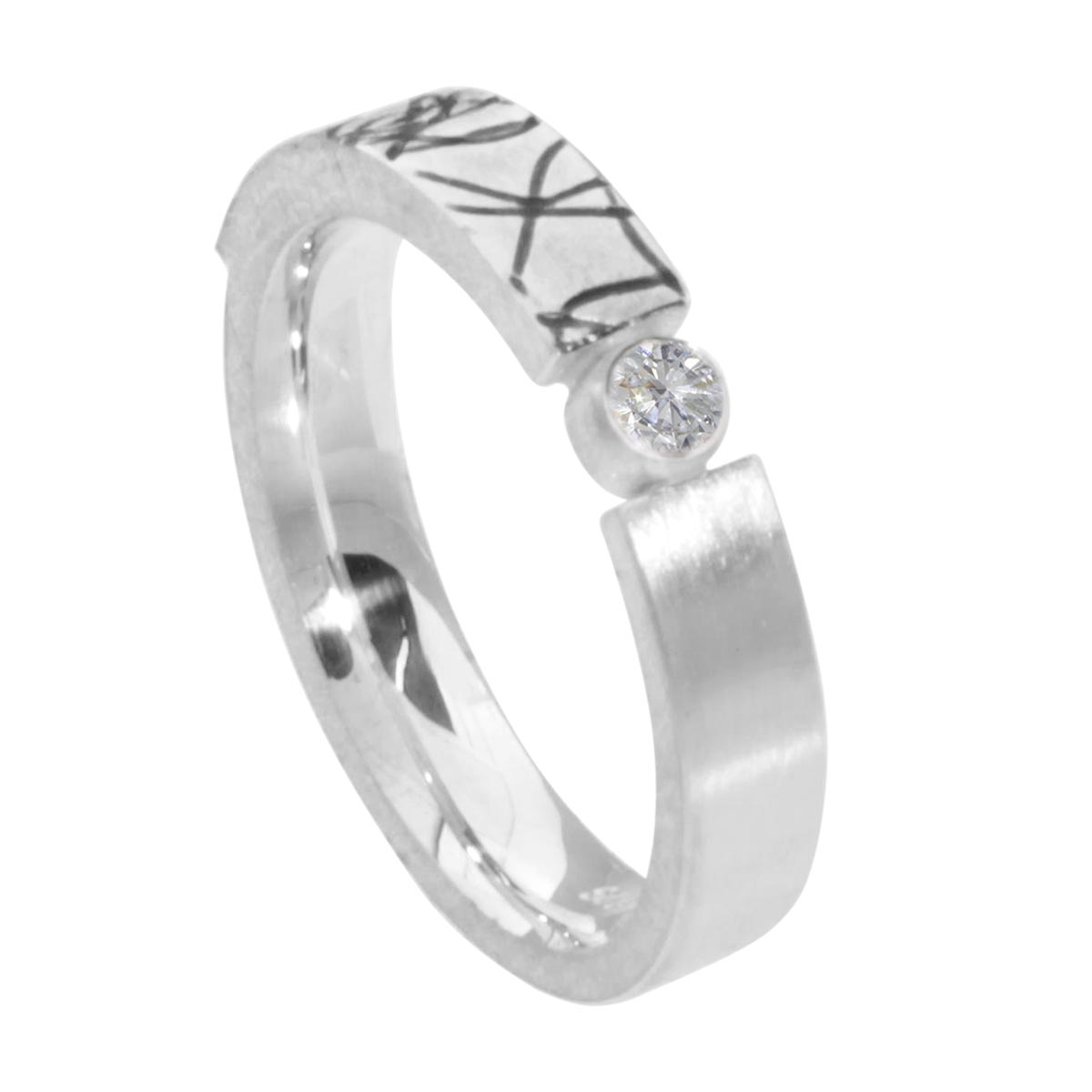 001-273439-0100 Ring Silber 925/000, Zirkonia, Sarah Vicenza -Größe wählbar-