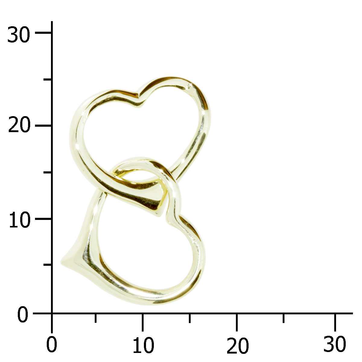 001-103565-0100k Herzanhänger Gold 333/000