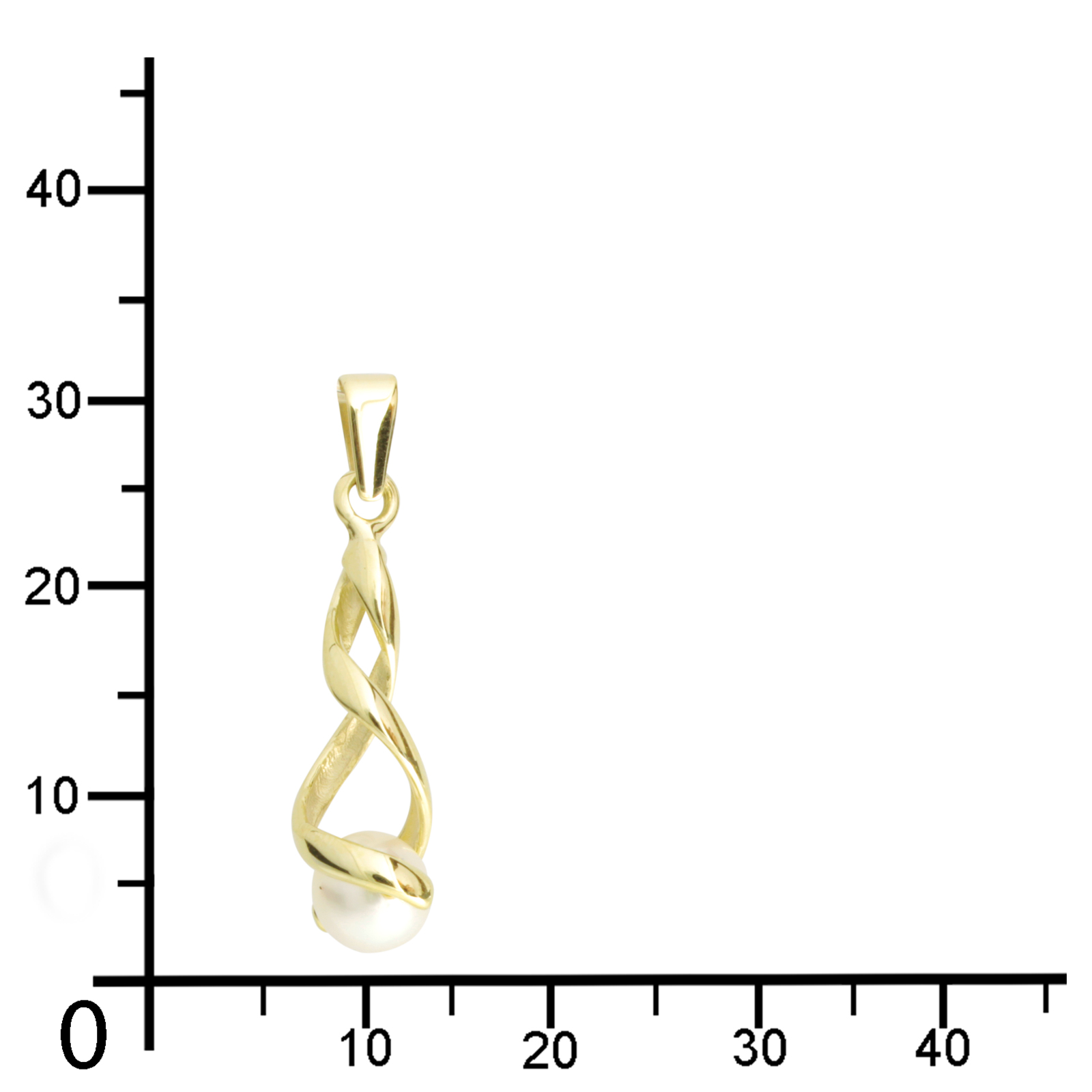 001-103168-0001k Anhänger Gold 333/000, Zuchtperle