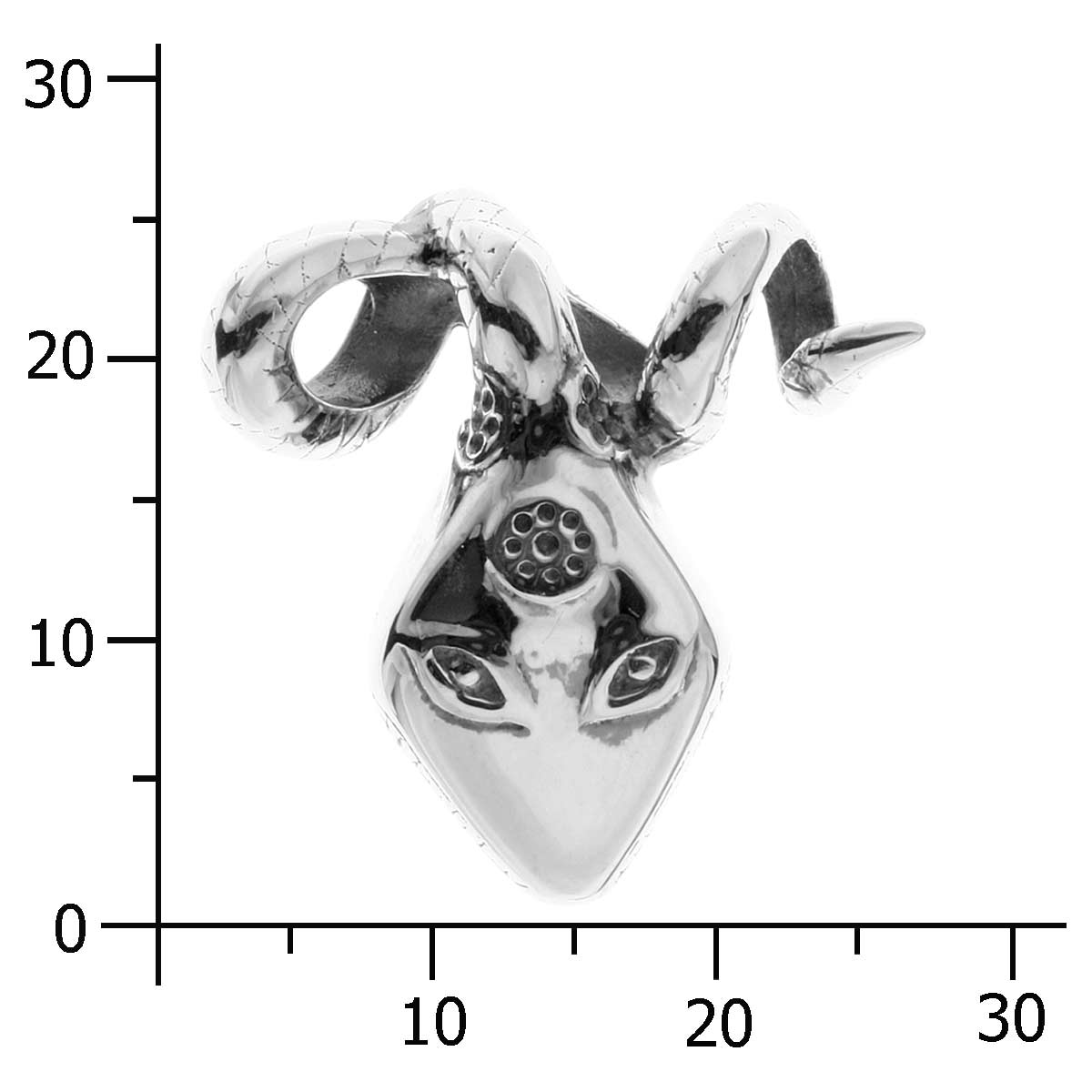 Anhänger Schlange, Silber 925/000