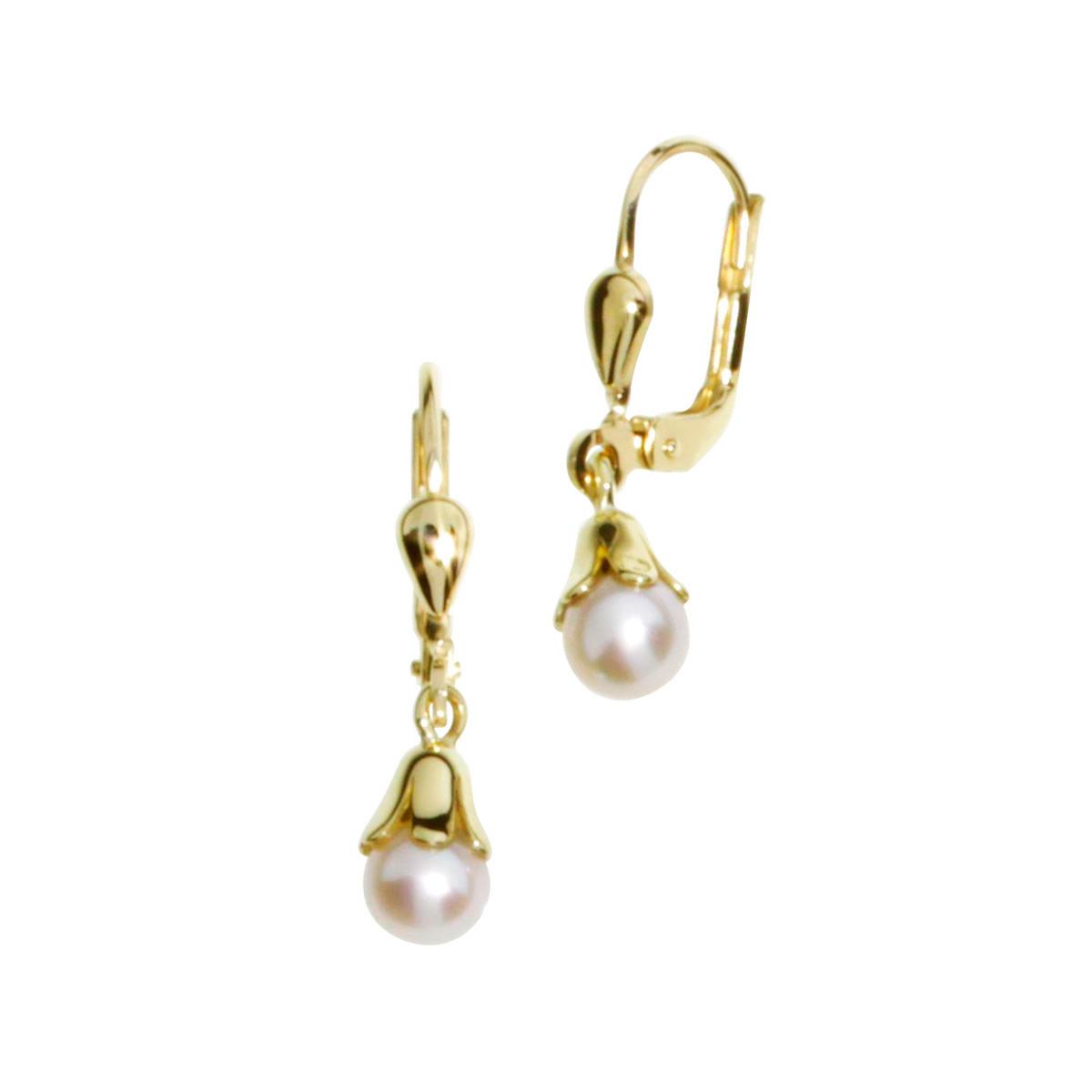 001-360424-0001 Ohrhänger Gold 585/000, Zuchtperle