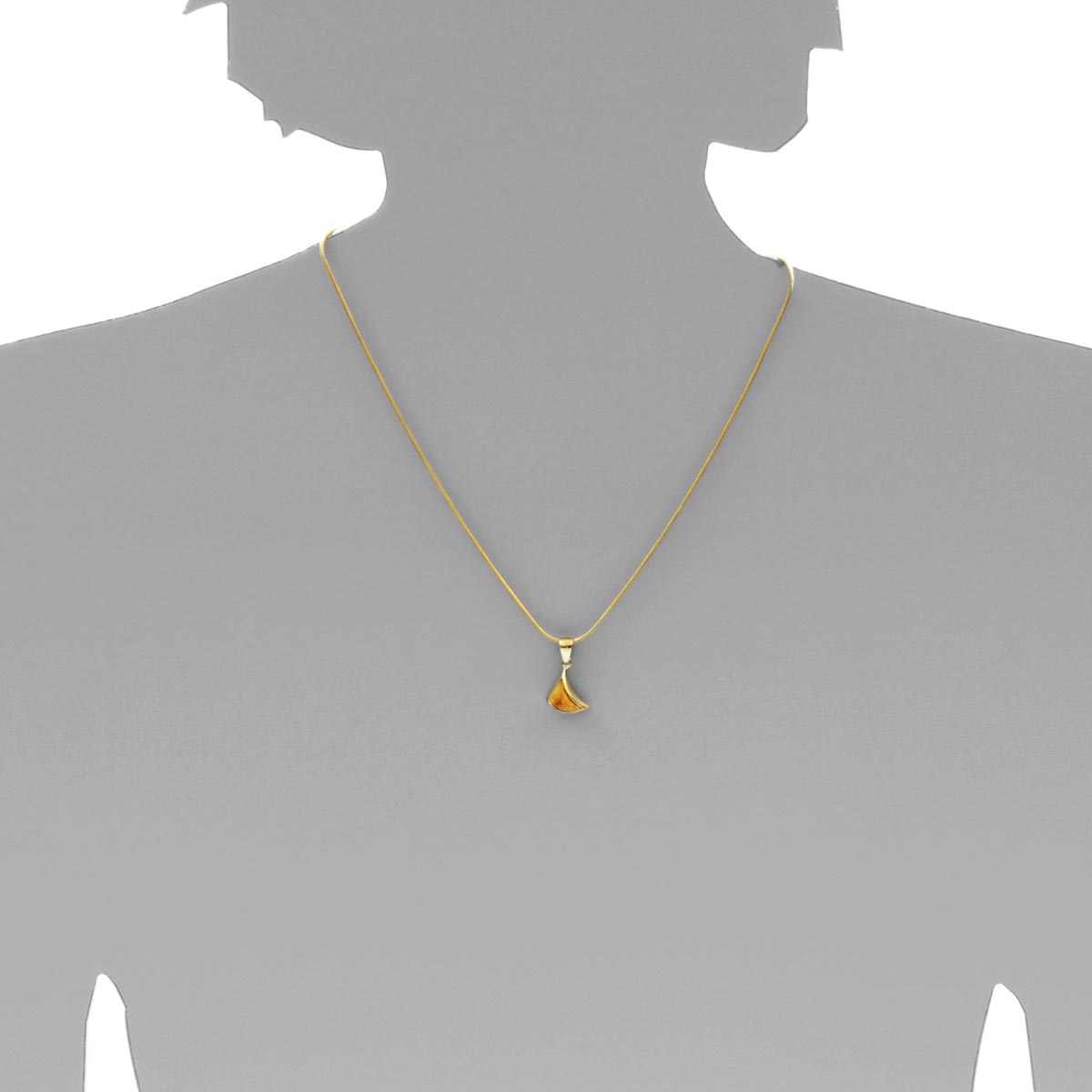 001-103428-0002s Anhänger Gold 333/000, Bernstein- Unikatstein