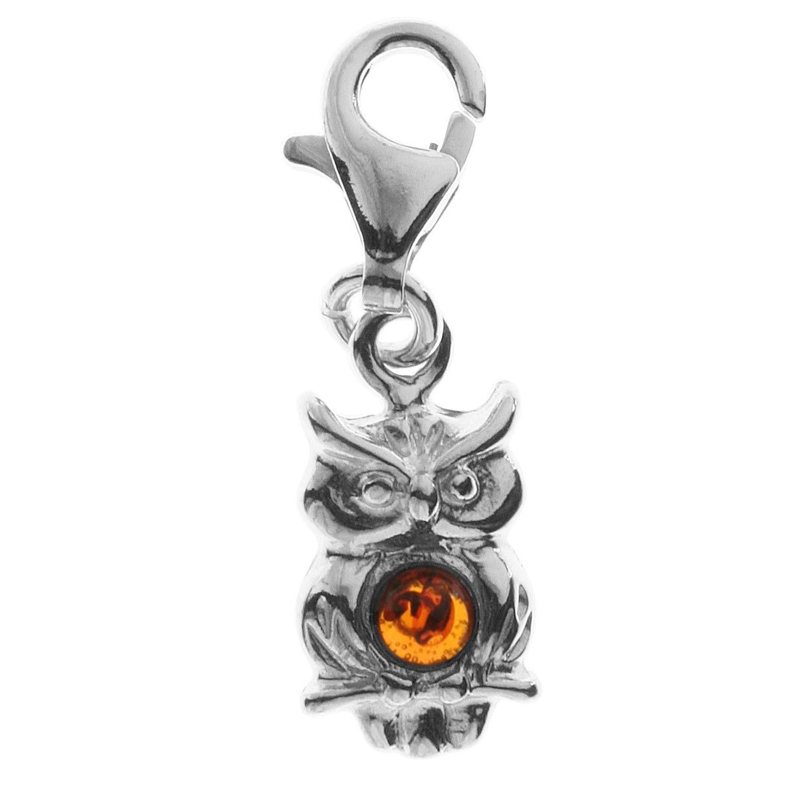098-200690-0200 Charm Silber 925/000, Uhu-klein, Bernstein