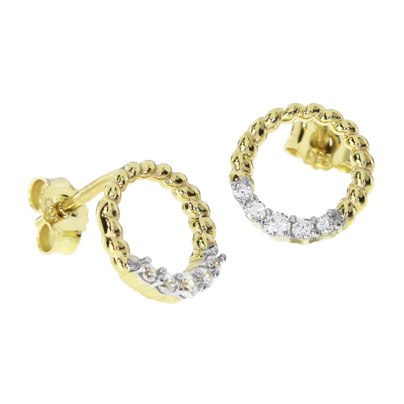 114-160090-0100ueoqbYn4eKxLB Ohrstecker Gold 333/000, Zirkonia